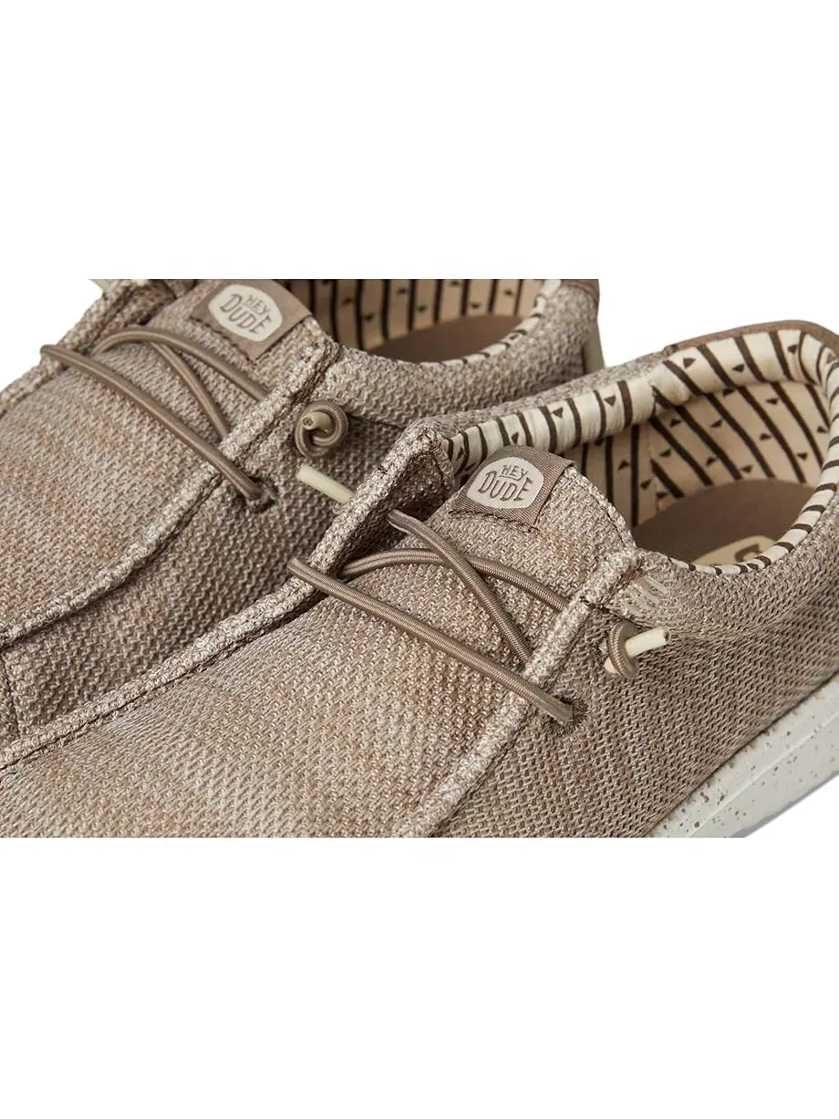 Лоферы Hey Dude Kids Wally Stretch Sox — изображение 6 из 7, ореховый