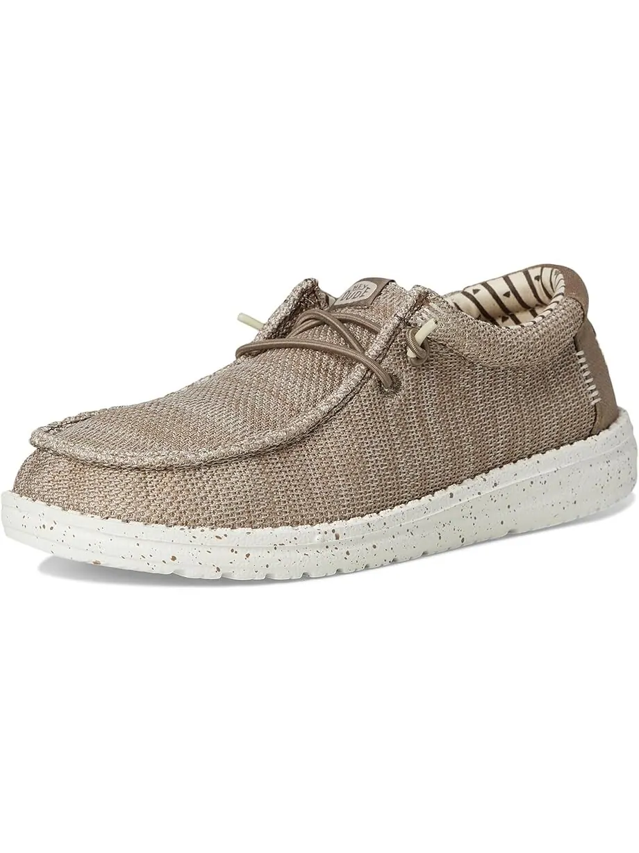 Лоферы Hey Dude Kids Wally Stretch Sox — изображение 7 из 7, ореховый
