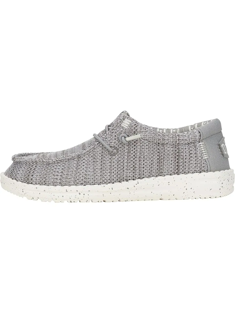 Лоферы Hey Dude Kids Wally Stretch Sox — изображение 4 из 6, серый