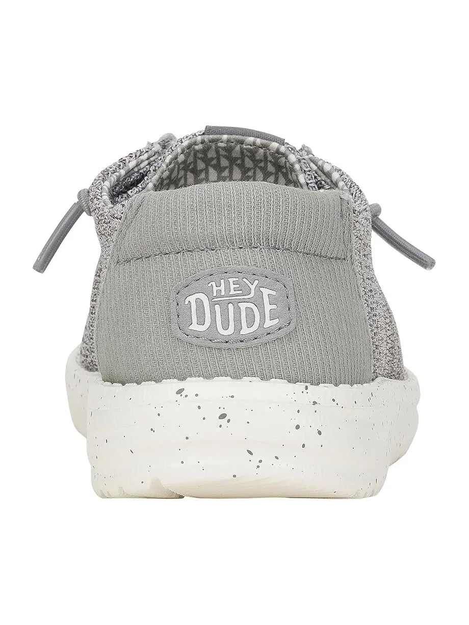Лоферы Hey Dude Kids Wally Stretch Sox — изображение 5 из 6, серый