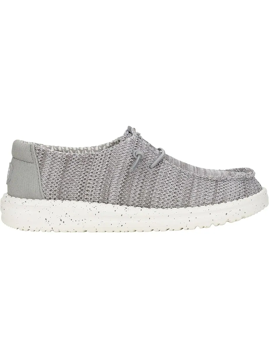 Лоферы Hey Dude Kids Wally Stretch Sox — изображение 6 из 6, серый