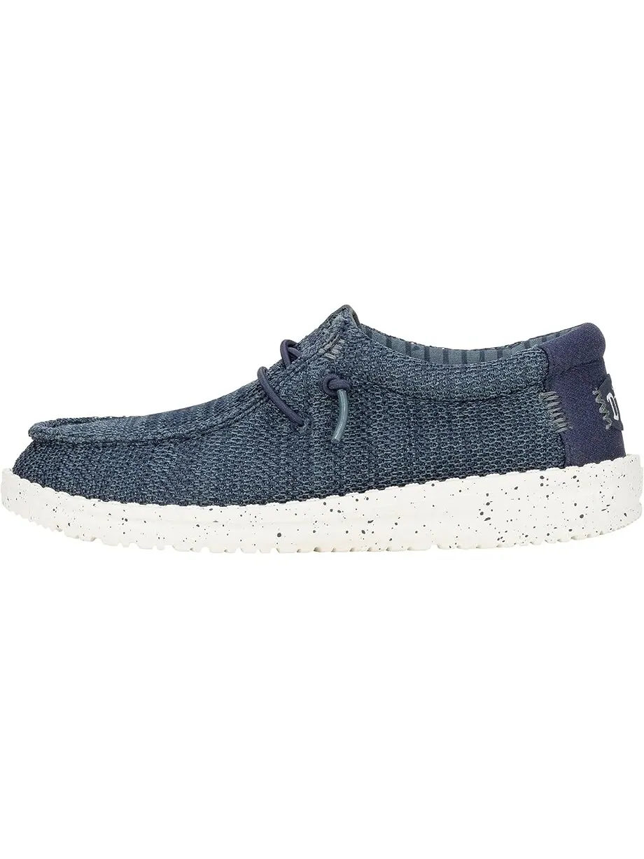 Лоферы Hey Dude Kids Wally Stretch Sox — изображение 4 из 6, темно-синий