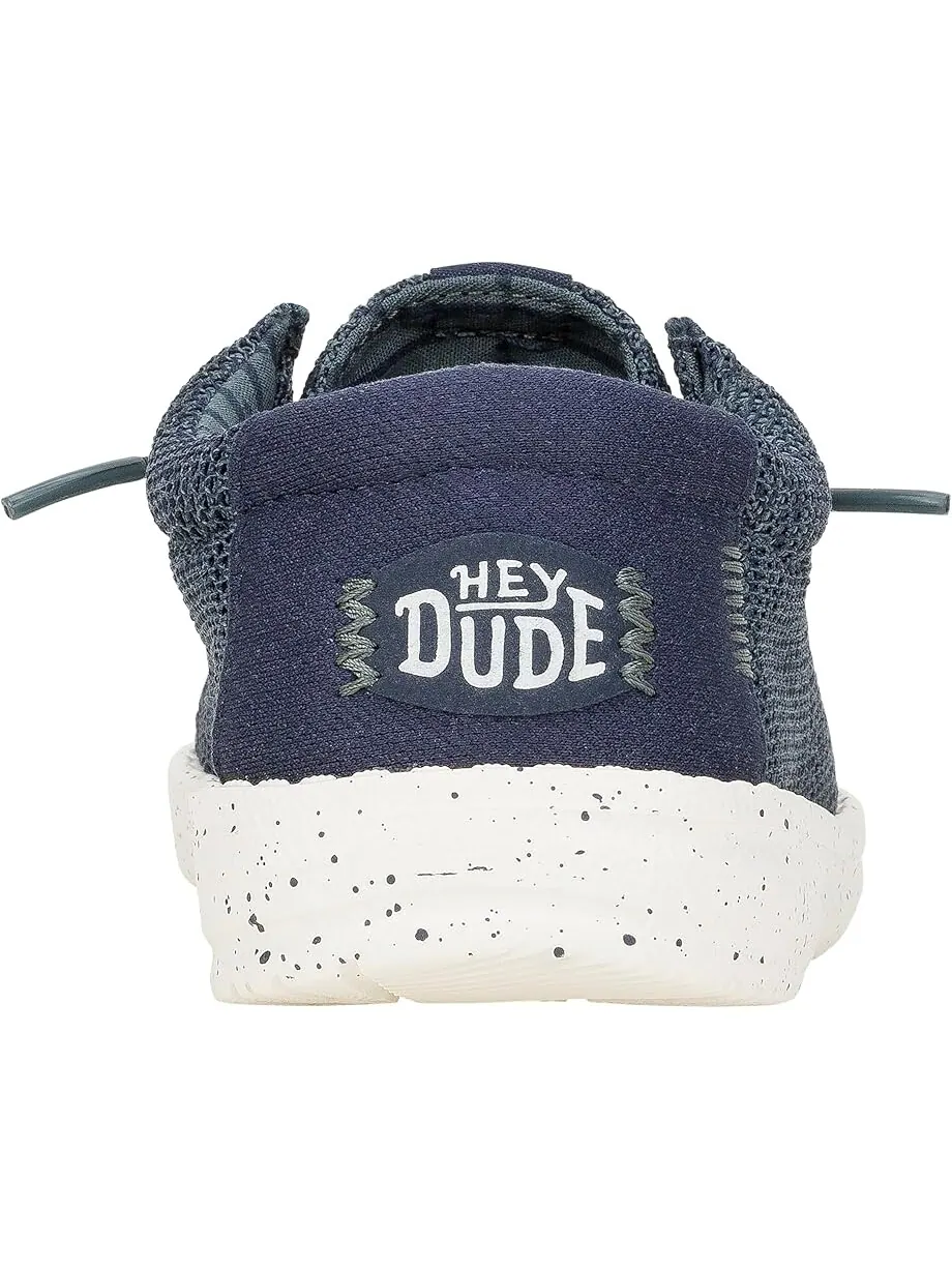 Лоферы Hey Dude Kids Wally Stretch Sox — изображение 5 из 6, темно-синий