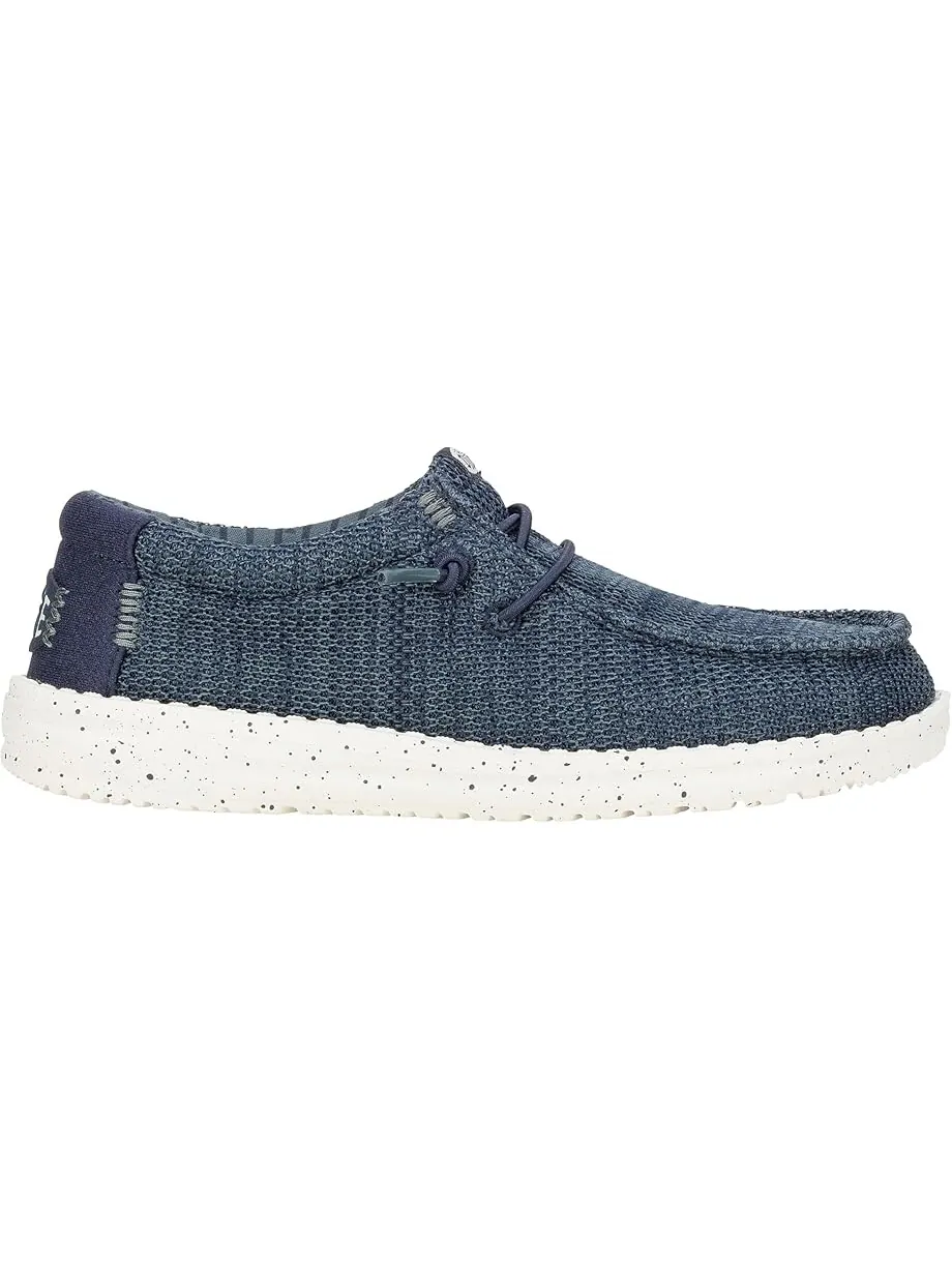 Лоферы Hey Dude Kids Wally Stretch Sox — изображение 6 из 6, темно-синий