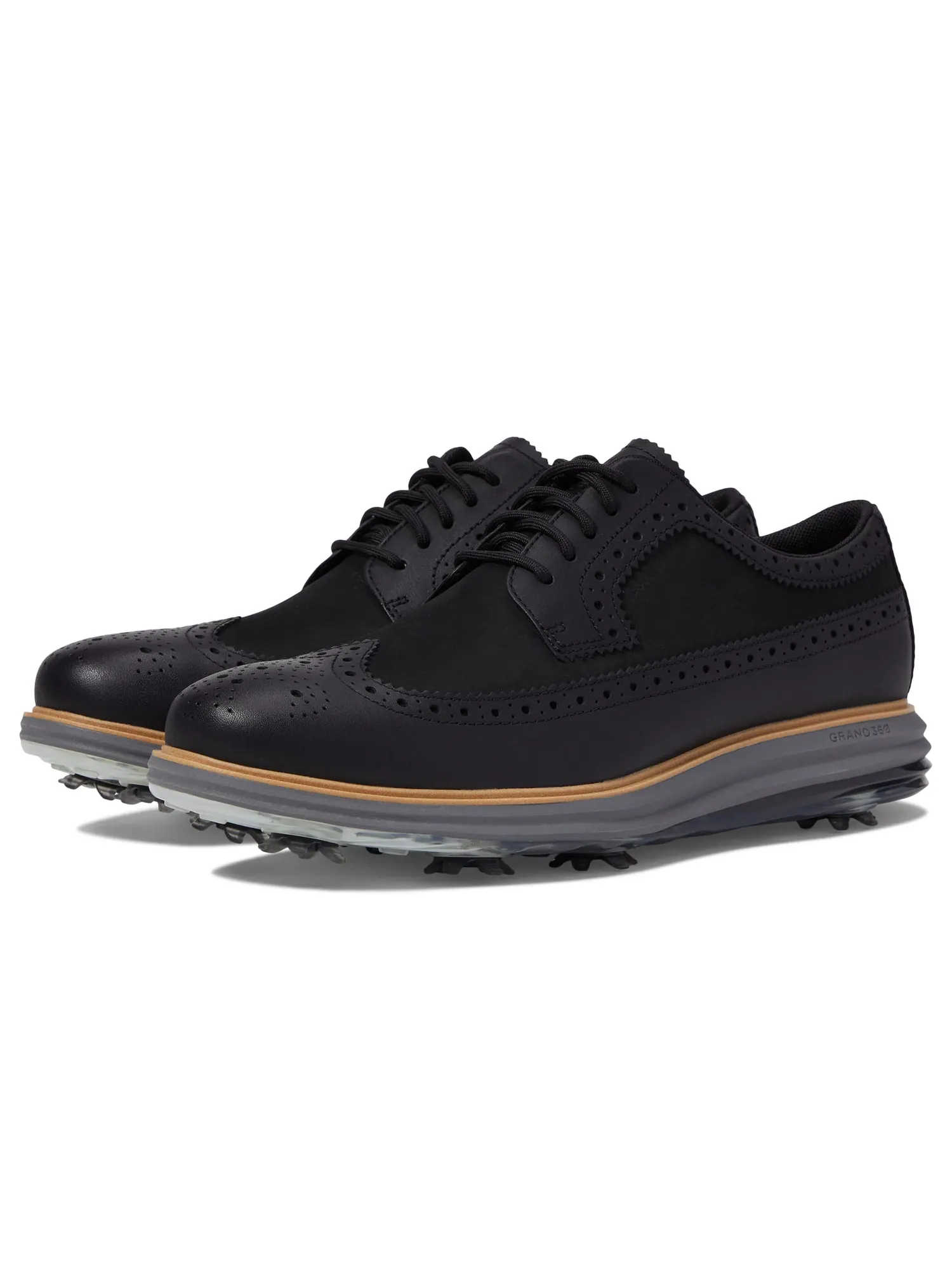Кроссовки Cole Haan Originalgrand Tour Golf Waterproof — изображение 1 из 6, черный/натуральный