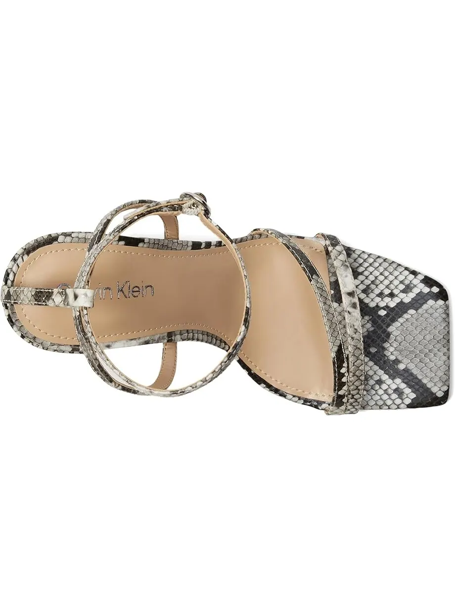 Босоножки женские Calvin Klein Sassa — изображение 6 из 7, серый/черный