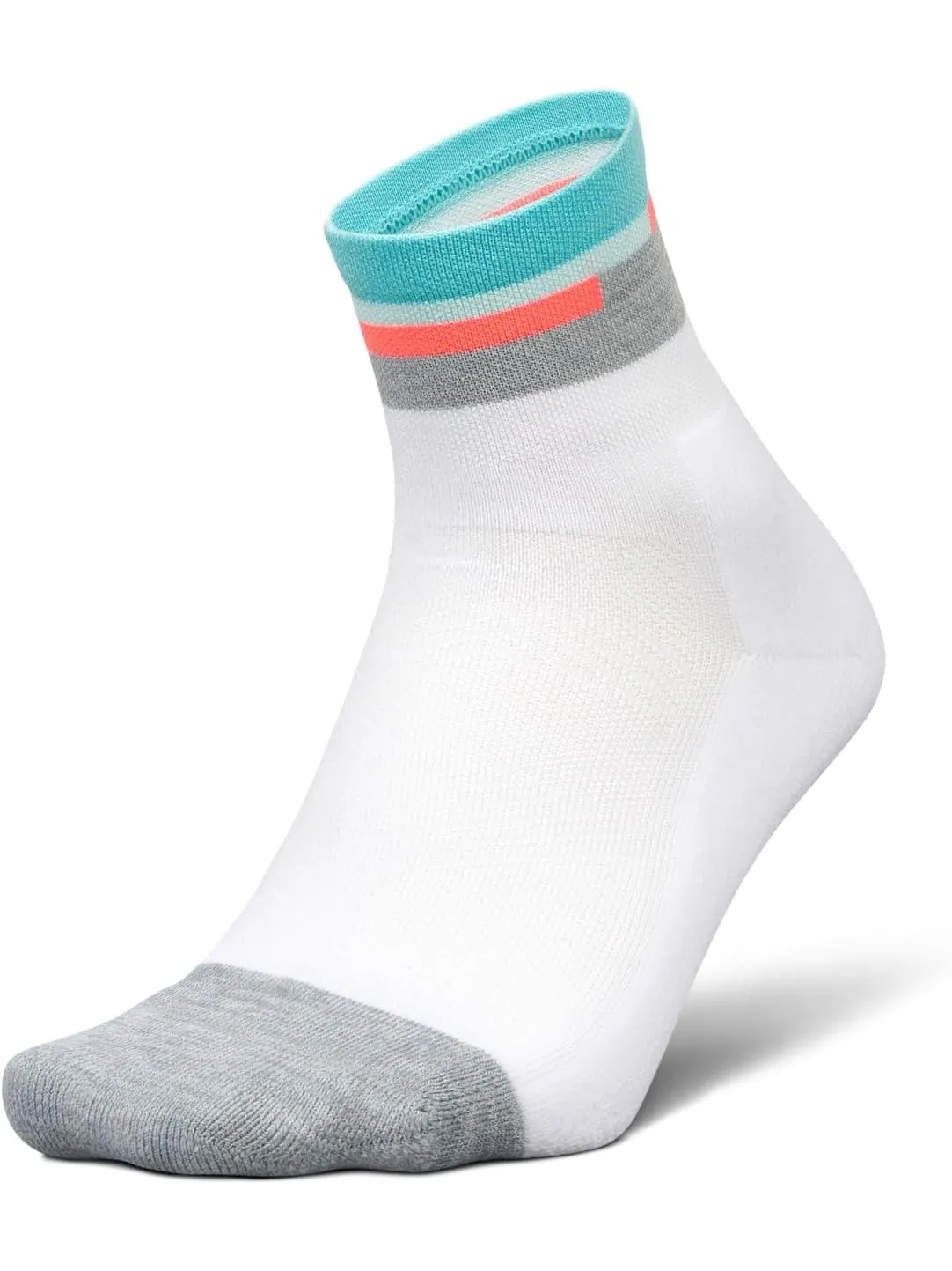 Носки Feetures Unisex Elite Light Cushion Quarter — изображение 1 из 3, белый