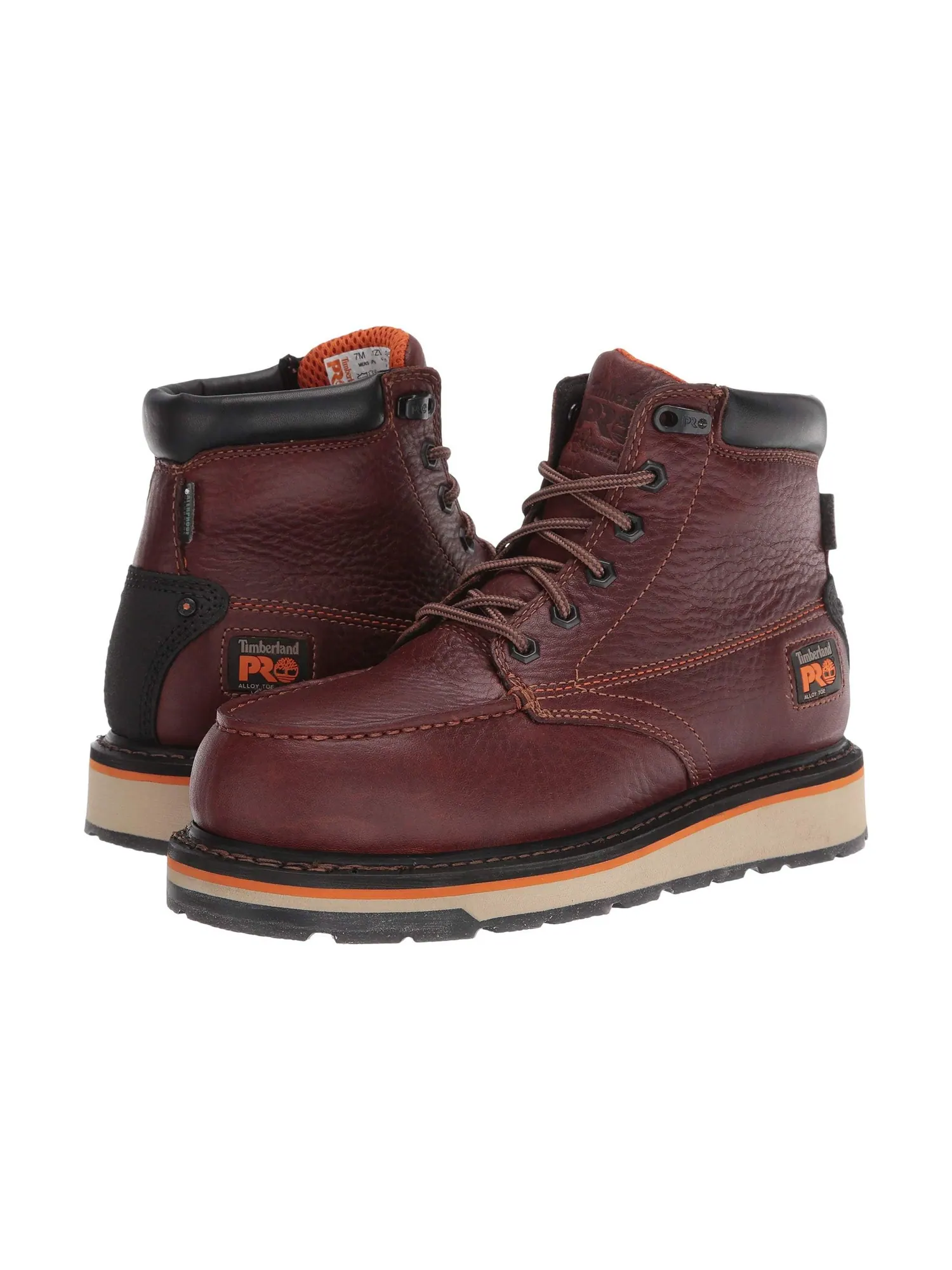 Ботинки Timberland PRO Gridworks 6" Alloy Safety Toe Waterproof, унисекс — изображение 1 из 7, коричневый