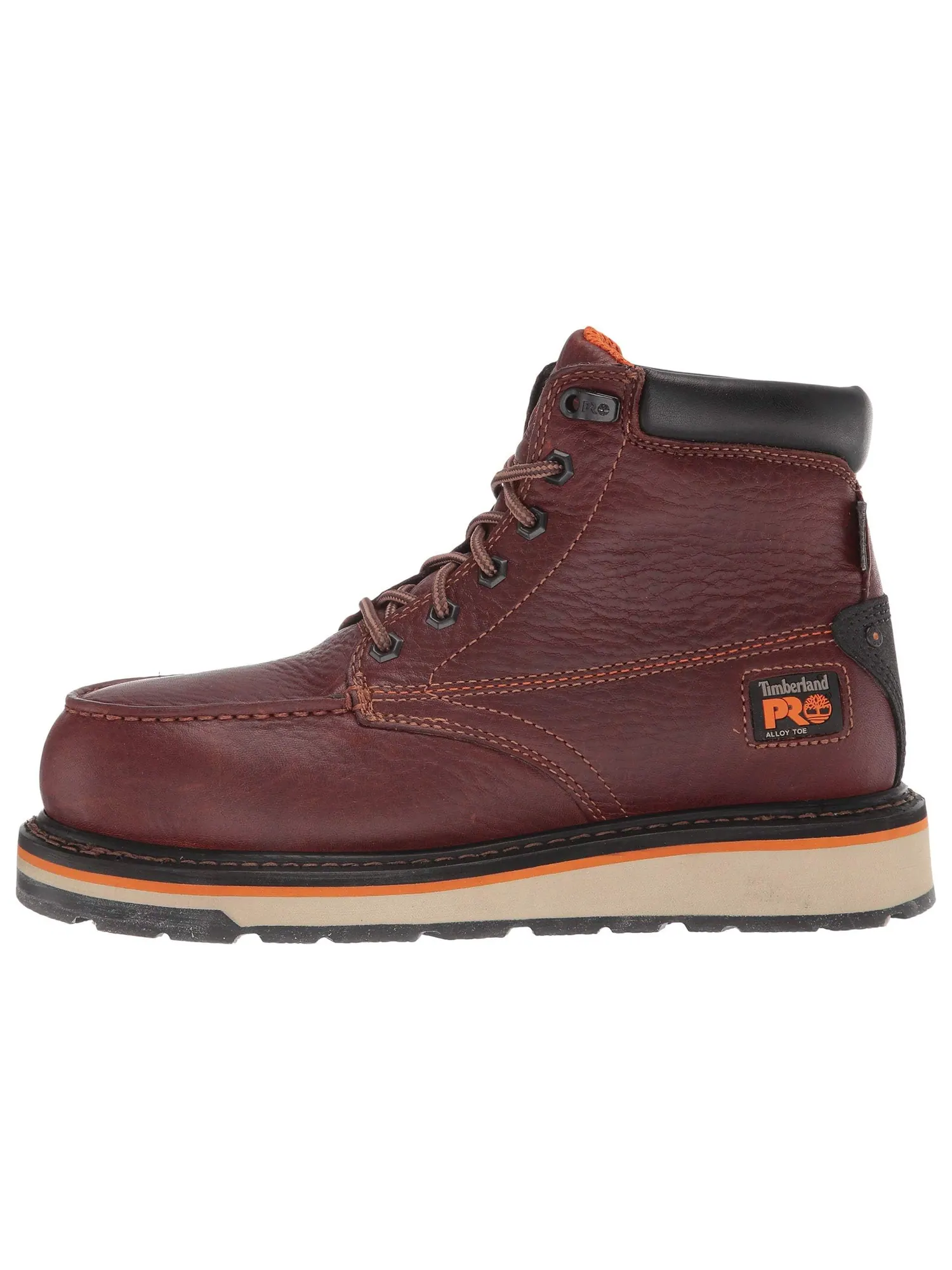 Ботинки Timberland PRO Gridworks 6" Alloy Safety Toe Waterproof, унисекс — изображение 4 из 7, коричневый