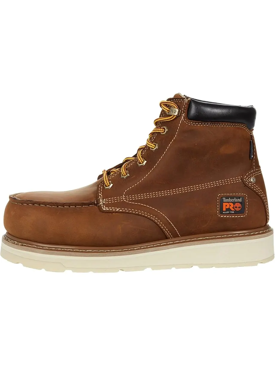 Ботинки Timberland PRO Gridworks 6" Alloy Safety Toe Waterproof — изображение 4 из 6, золотисто-коричневые