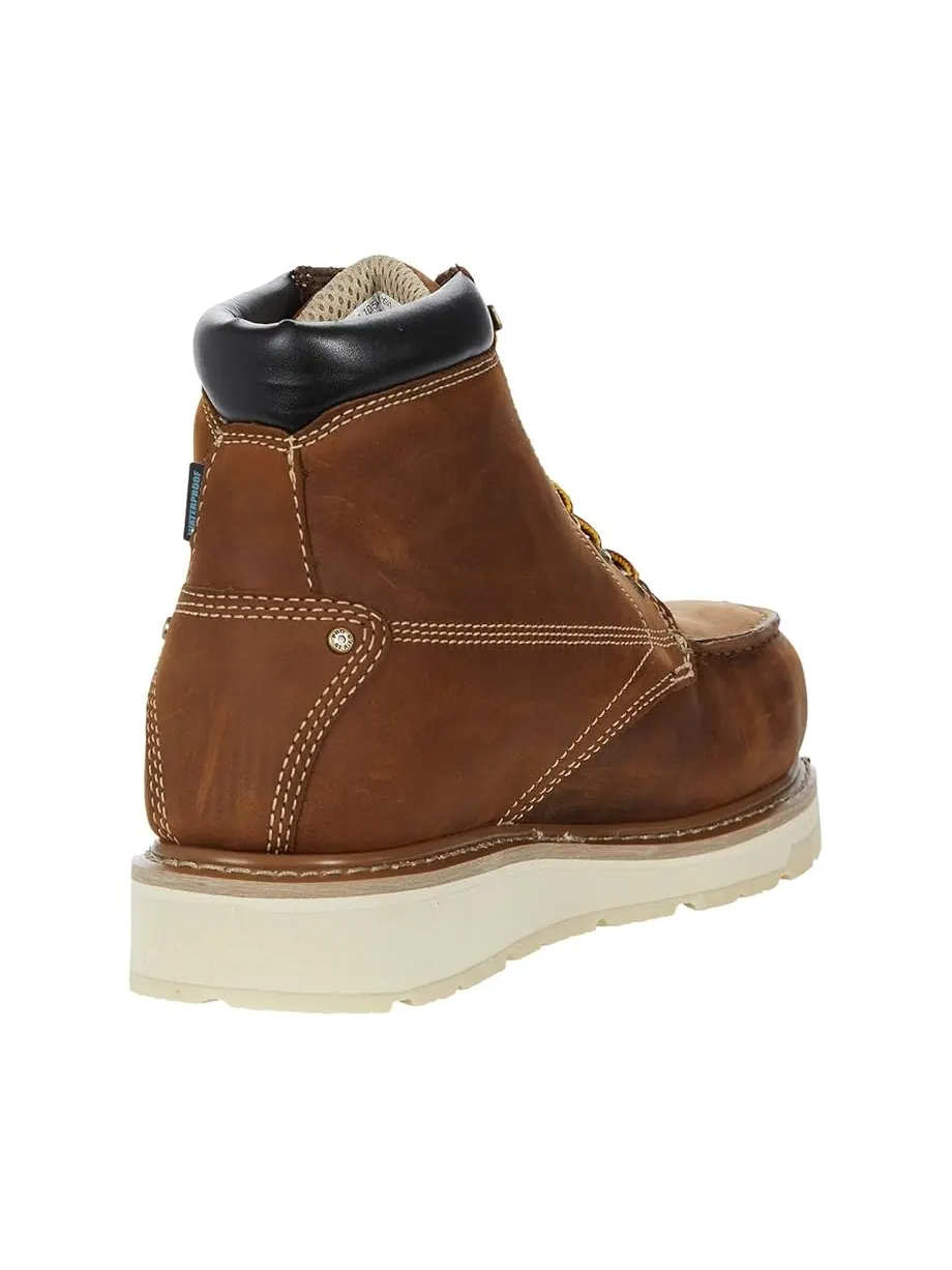 Ботинки Timberland PRO Gridworks 6" Alloy Safety Toe Waterproof — изображение 5 из 6, золотисто-коричневые