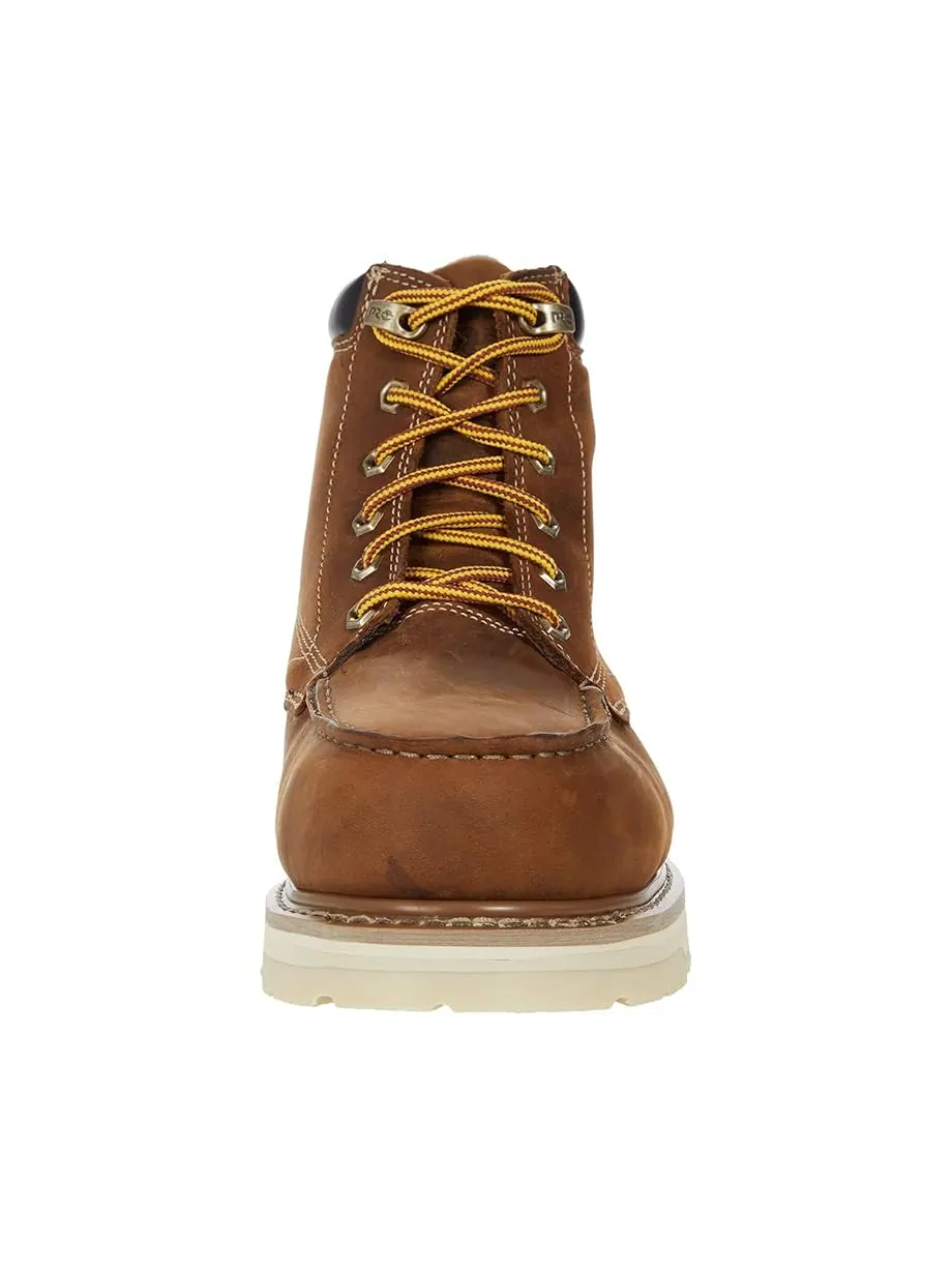 Ботинки Timberland PRO Gridworks 6" Alloy Safety Toe Waterproof — изображение 6 из 6, золотисто-коричневые