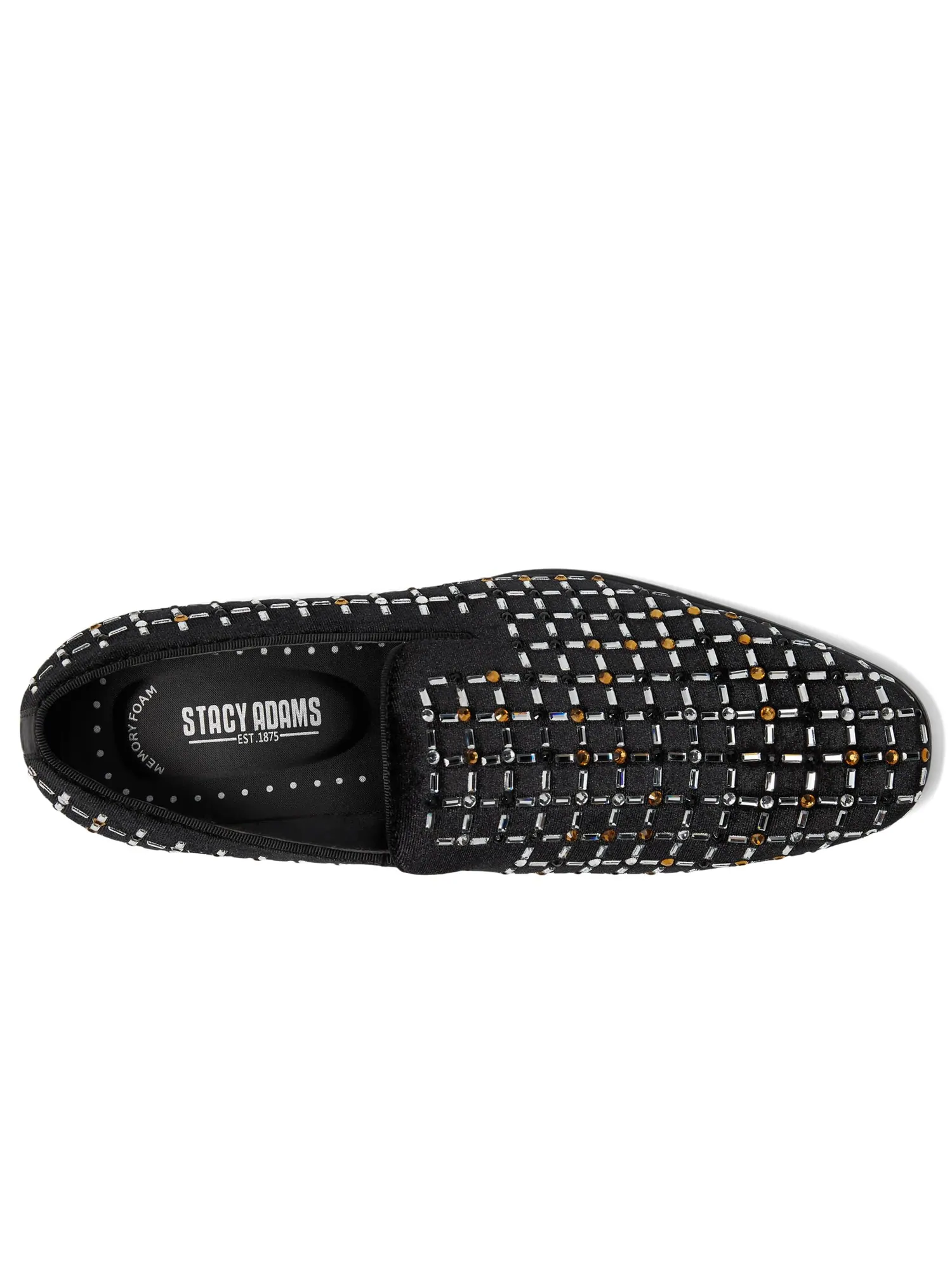 Лоферы Stacy Adams Stallford Rhinestone Slip-On — изображение 2 из 7, черный мульти