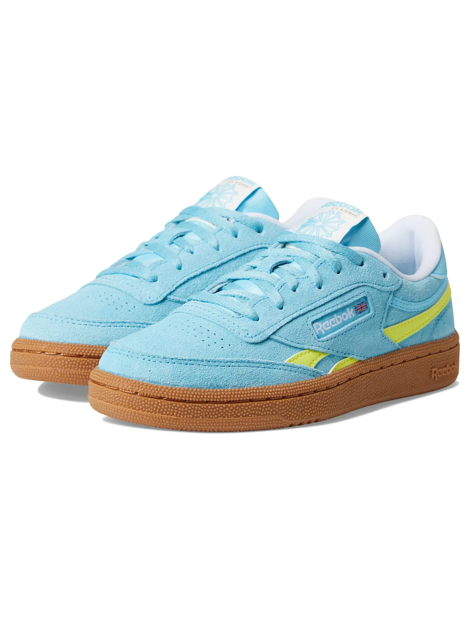 Кроссовки Reebok Kids Club C Revenge — изображение 1 из 7, синий/желтый