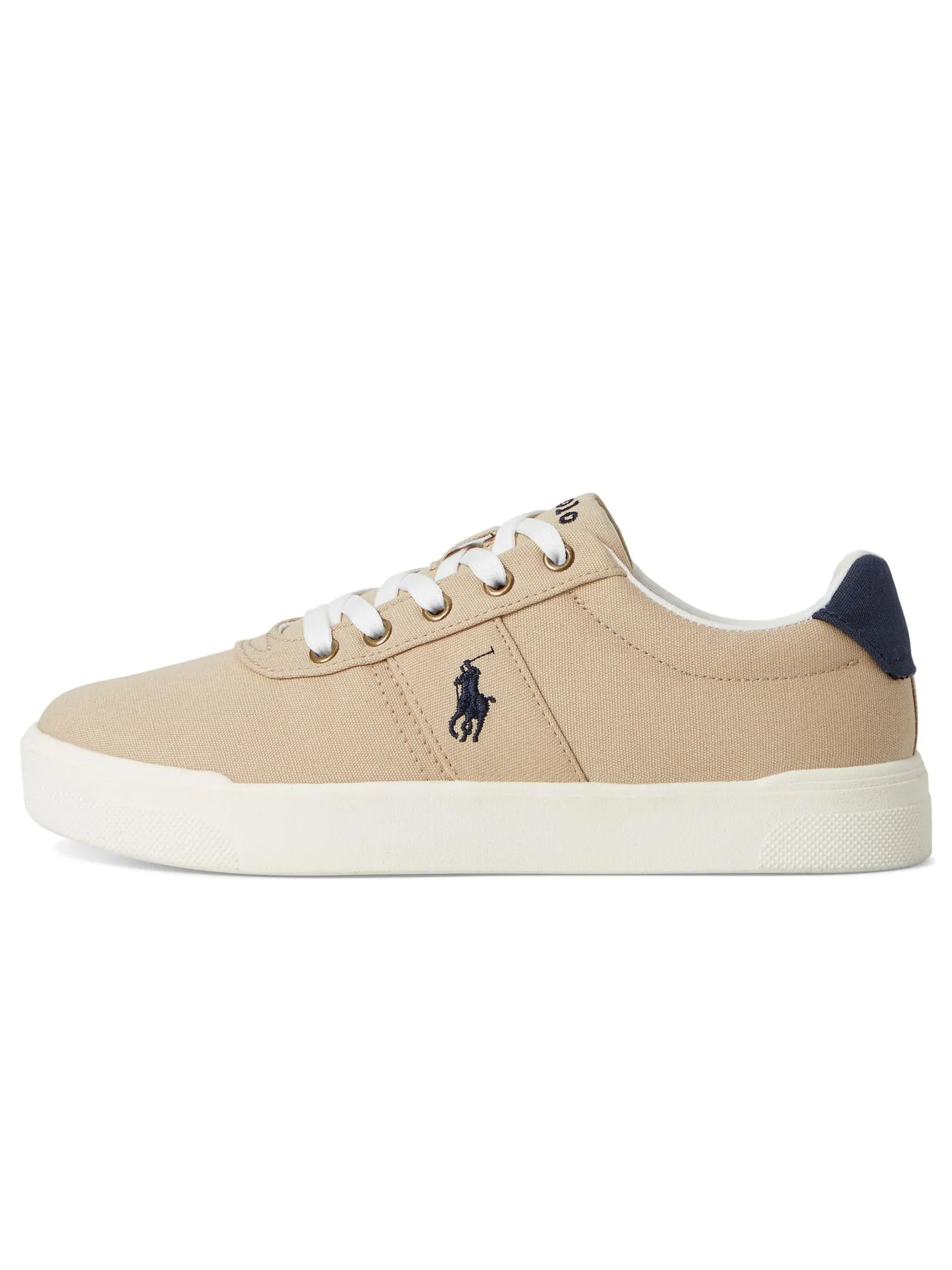 Кроссовки Polo Ralph Lauren Kids Frazier Casual — изображение 4 из 7, хаки/темно-синий