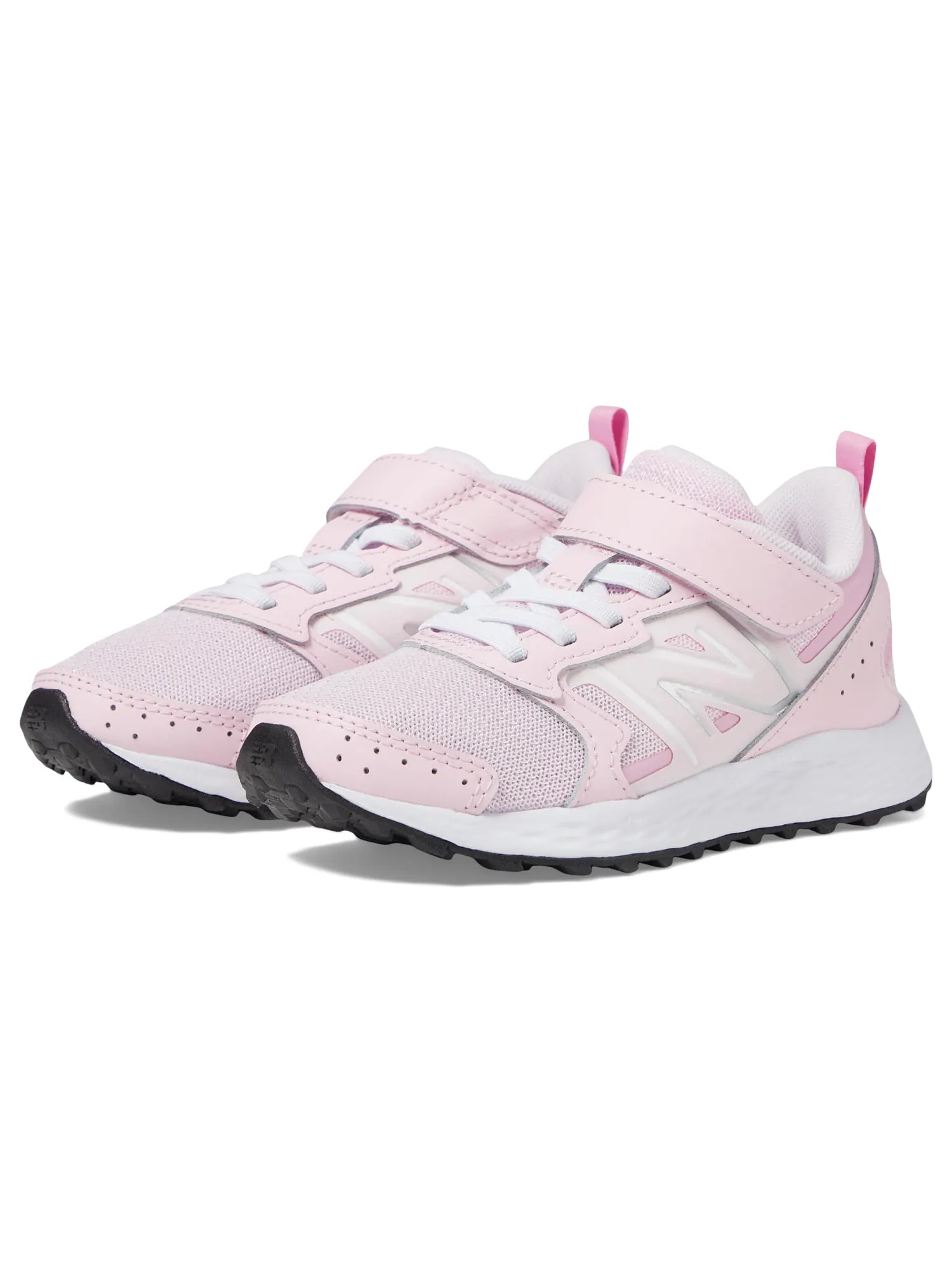 Кроссовки New Balance Kids Fresh Foam 650v1 Bungee Lace with Top Strap — изображение 1 из 6, светлый/розовый