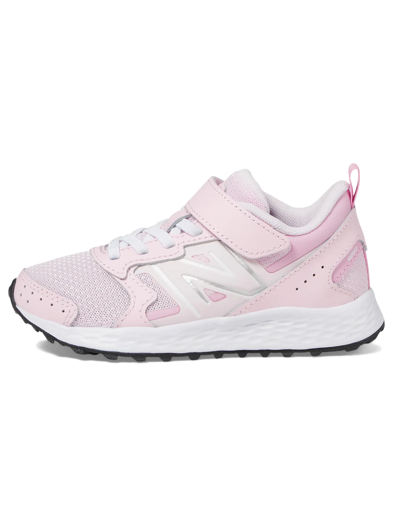 Кроссовки New Balance Kids Fresh Foam 650v1 Bungee Lace with Top Strap — изображение 4 из 6, светлый/розовый