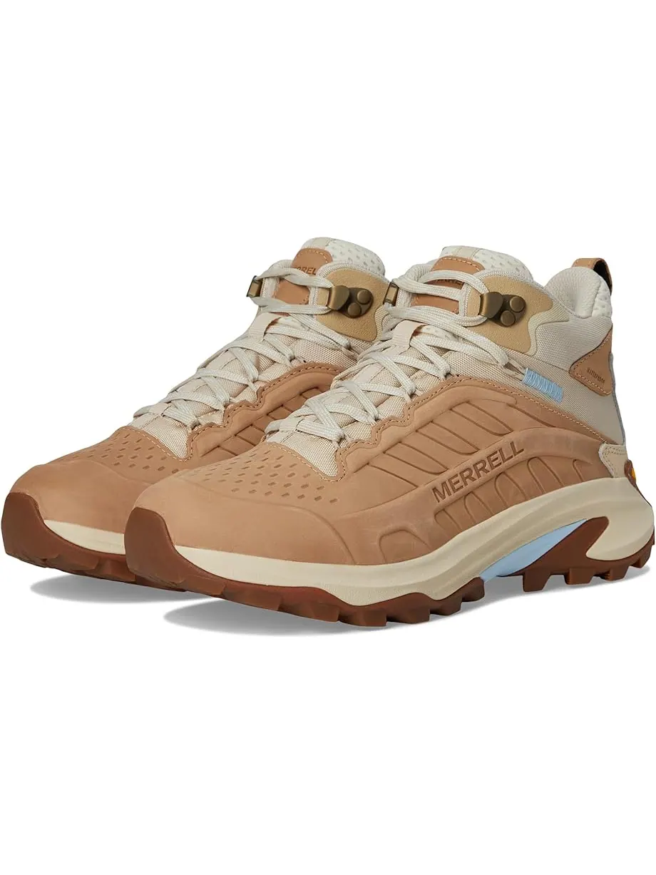 Треккинговые кроссовки Merrell Moab Speed 2 LTR Mid Waterproof — изображение 1 из 7, бежевый
