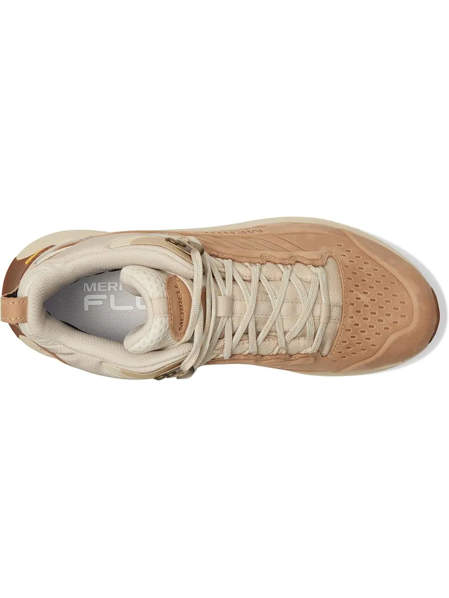 Треккинговые кроссовки Merrell Moab Speed 2 LTR Mid Waterproof — изображение 2 из 7, бежевый