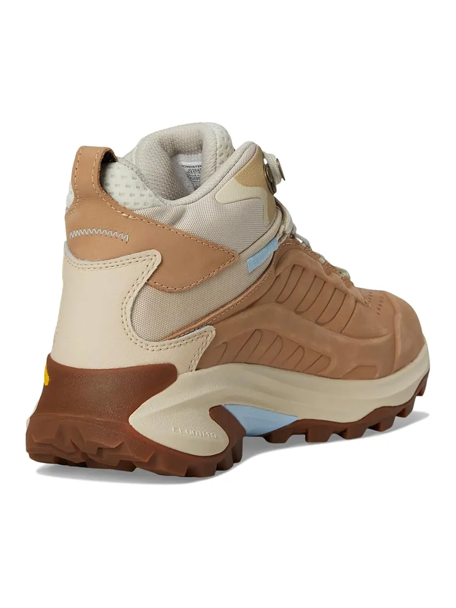 Треккинговые кроссовки Merrell Moab Speed 2 LTR Mid Waterproof — изображение 5 из 7, бежевый