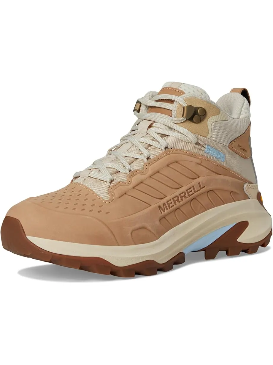Треккинговые кроссовки Merrell Moab Speed 2 LTR Mid Waterproof — изображение 7 из 7, бежевый