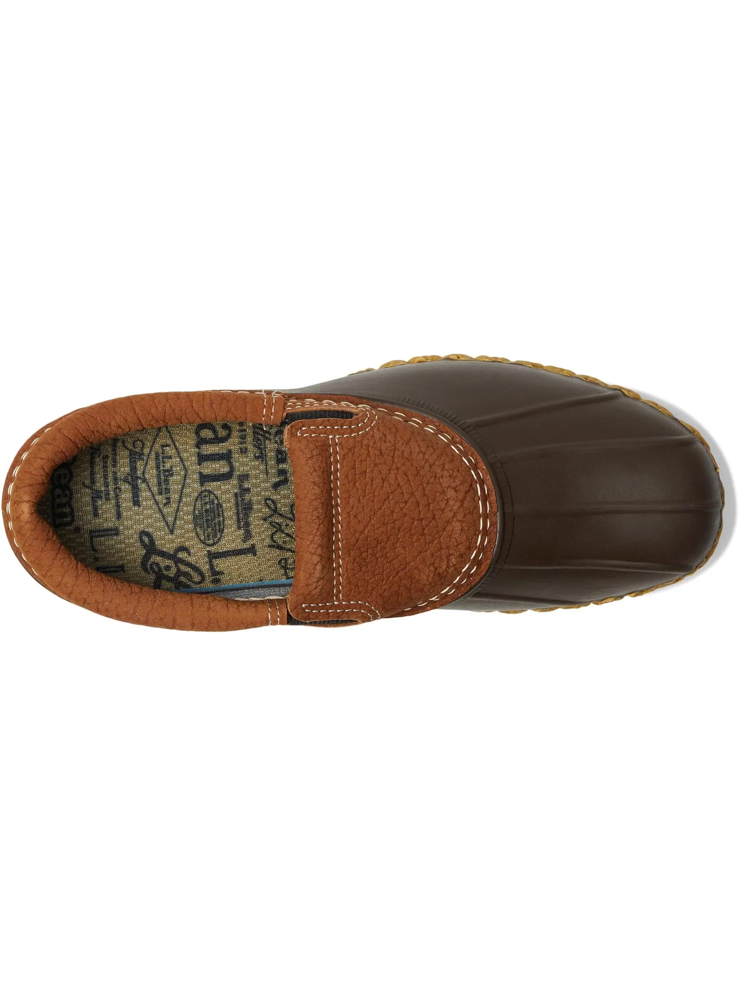 Ботинки L.L.Bean Rubber Moc Slip On — изображение 2 из 7, коричневый