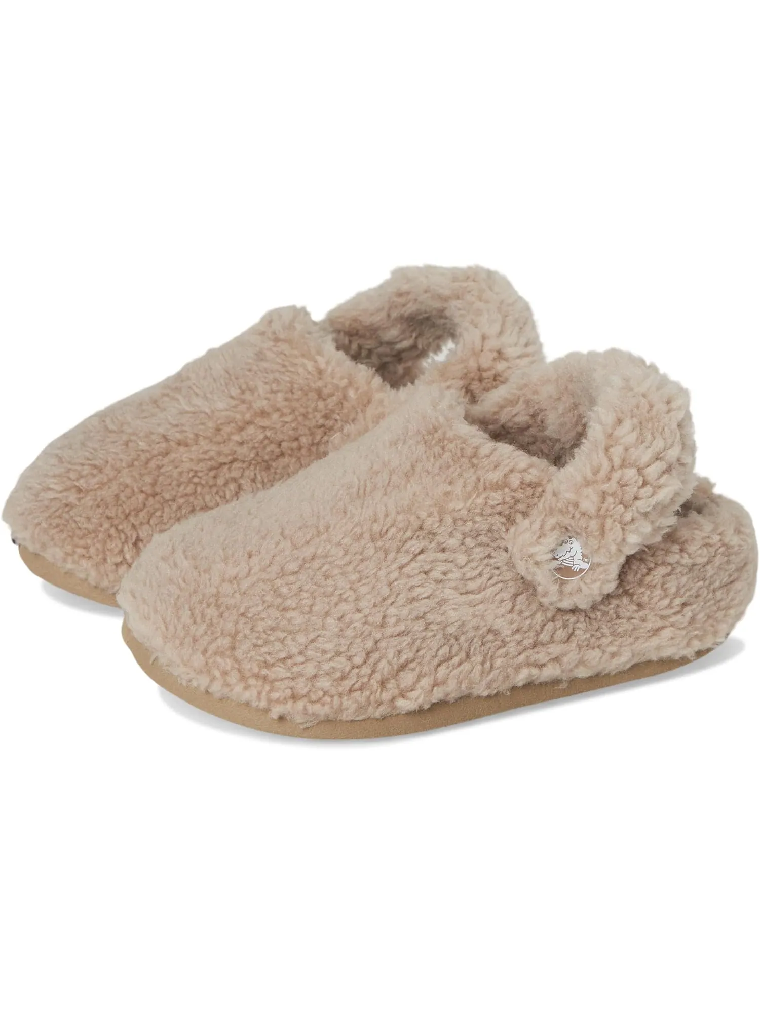 Тапочки Crocs Kids Classic Cozzzy Slippers — изображение 1 из 7, грибной