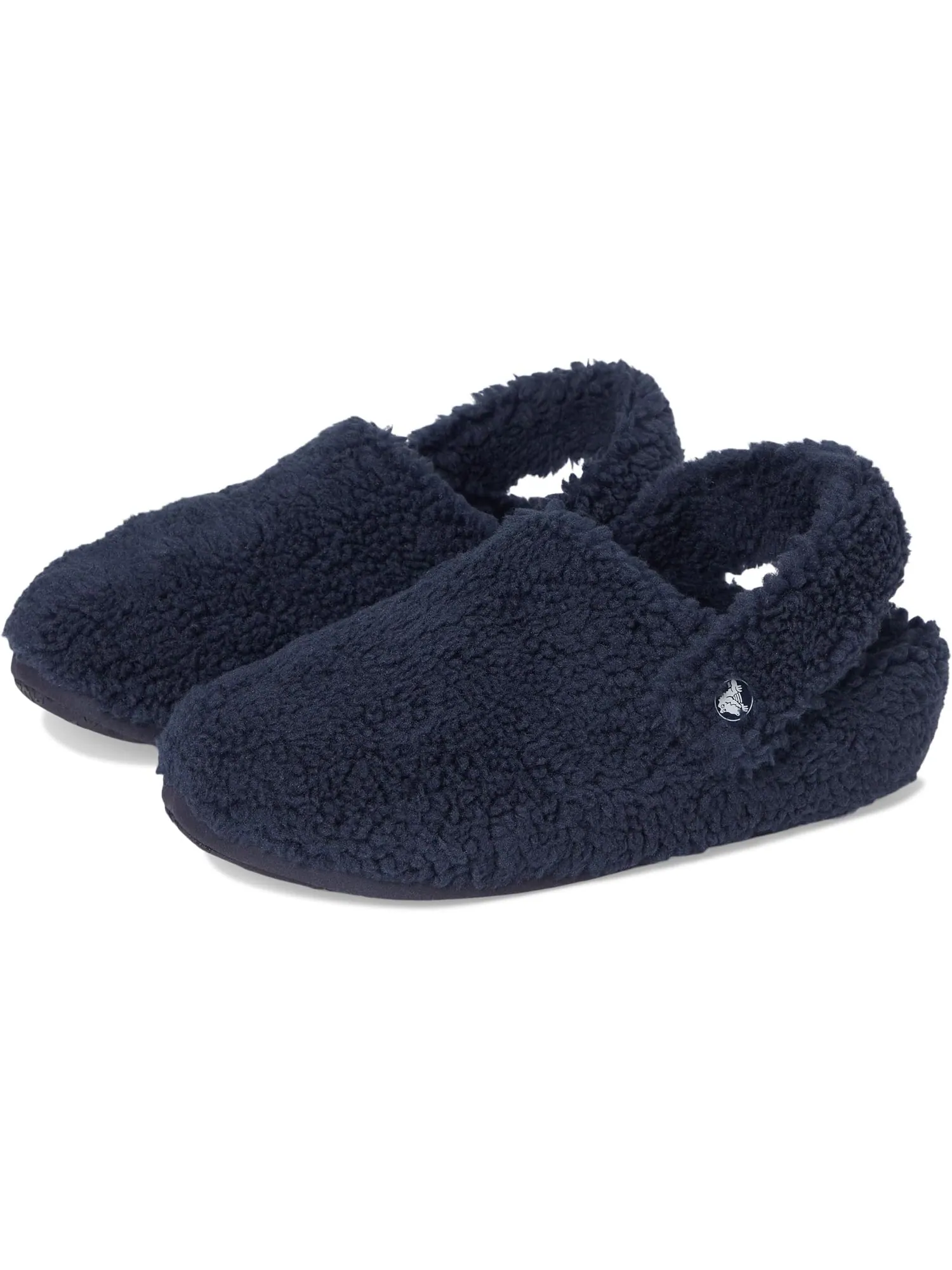 Тапочки Crocs Kids Classic Cozzzy Slippers — изображение 1 из 7, темно-синий