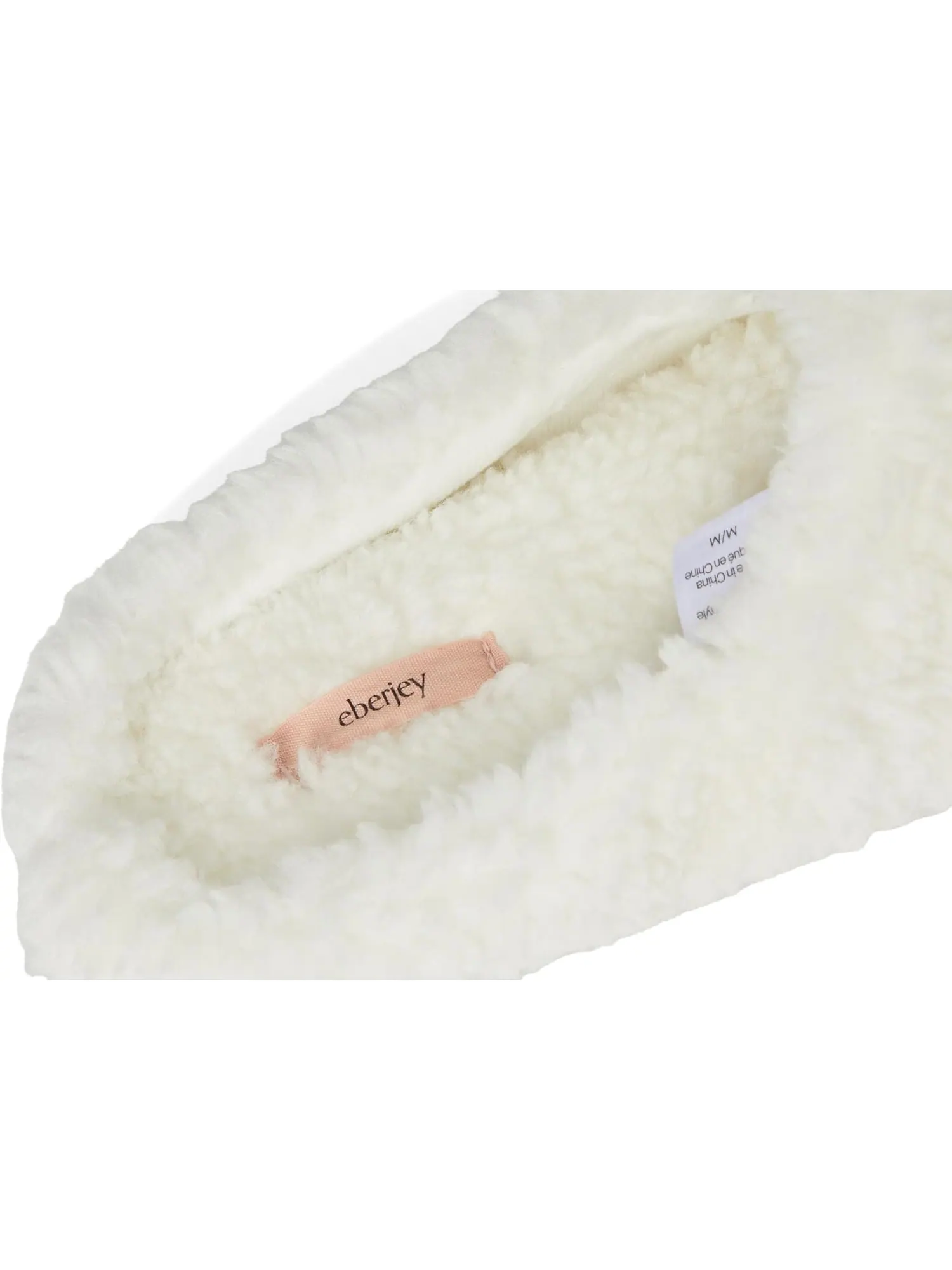Тапочки Eberjey Sherpa Slippers — изображение 6 из 7, слоновая кость