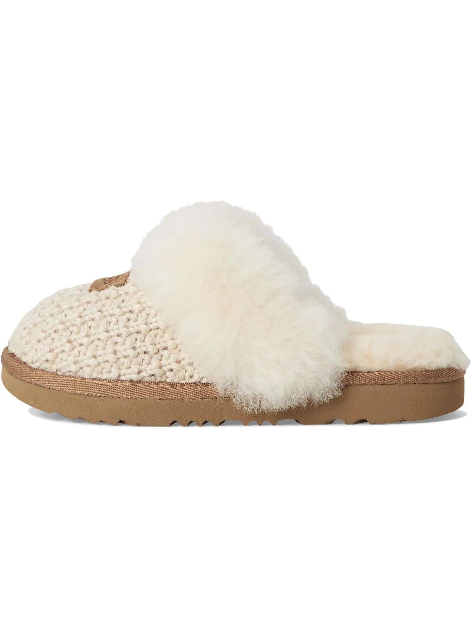 Тапочки UGG Kids Cozy II Knit — изображение 4 из 7, бежевый