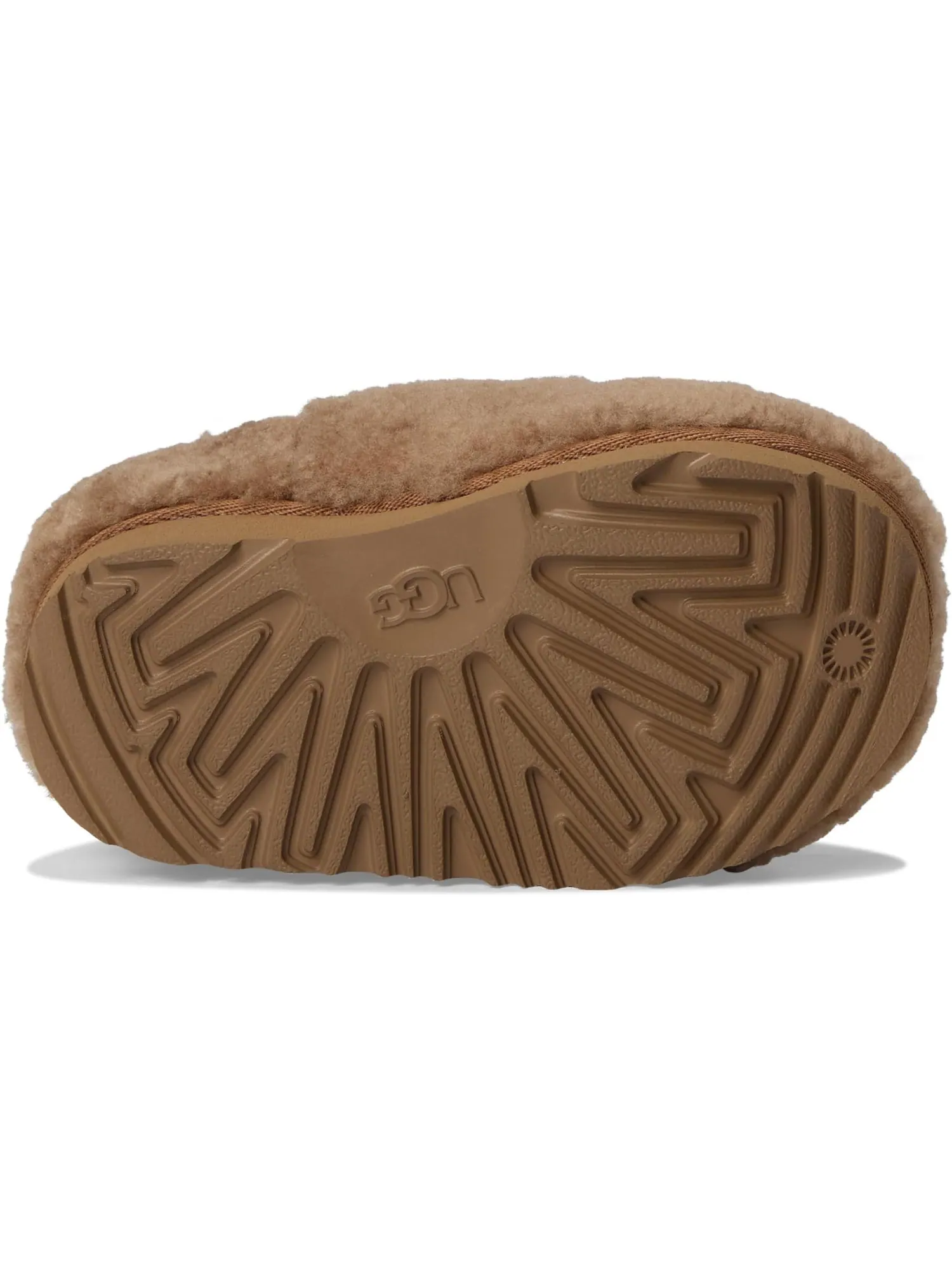 Тапочки UGG Kids Tasman Maxi Curly — изображение 3 из 7, орех