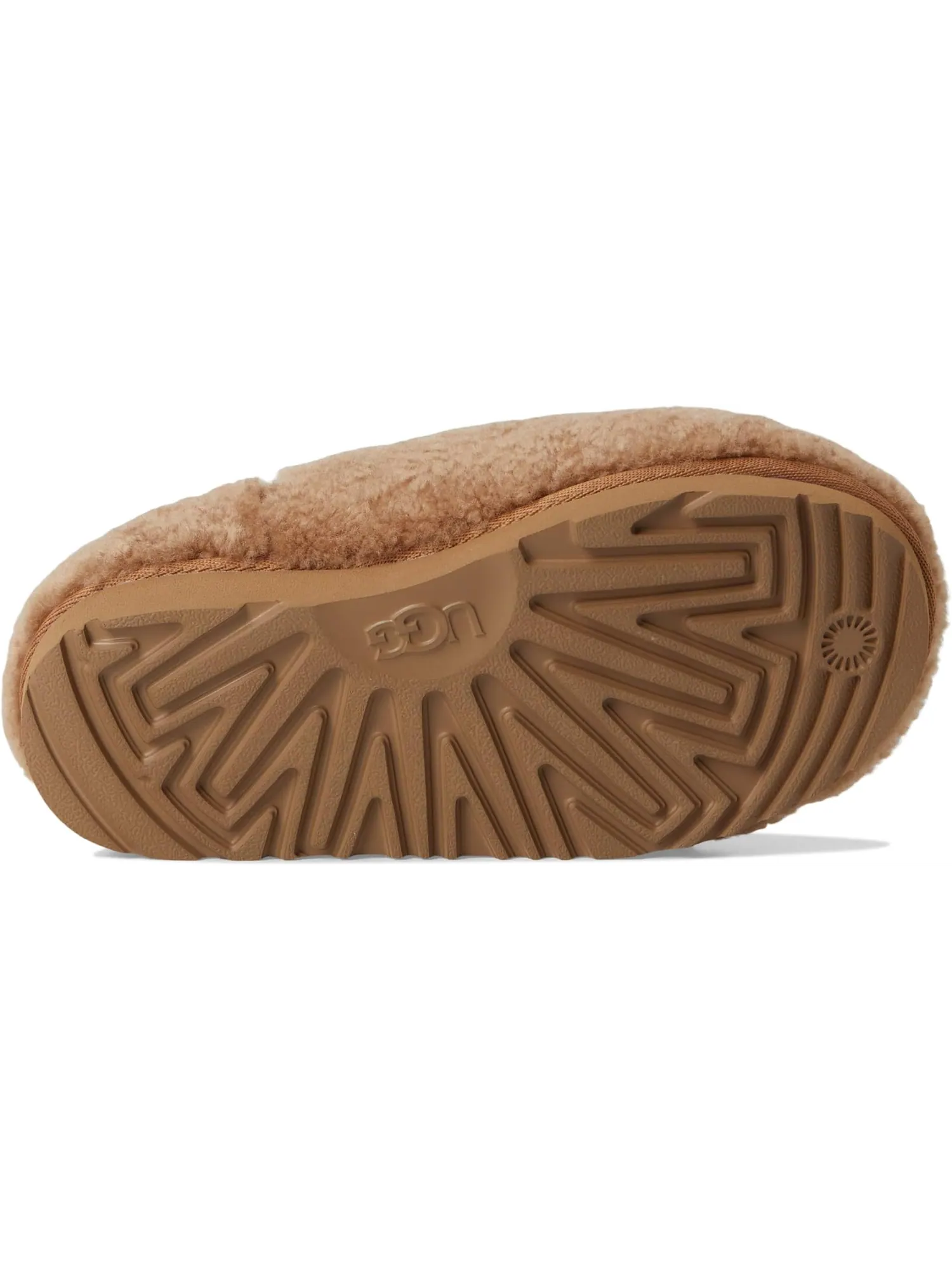 Тапочки UGG Kids Tasman Maxi Curly — изображение 3 из 7, орех