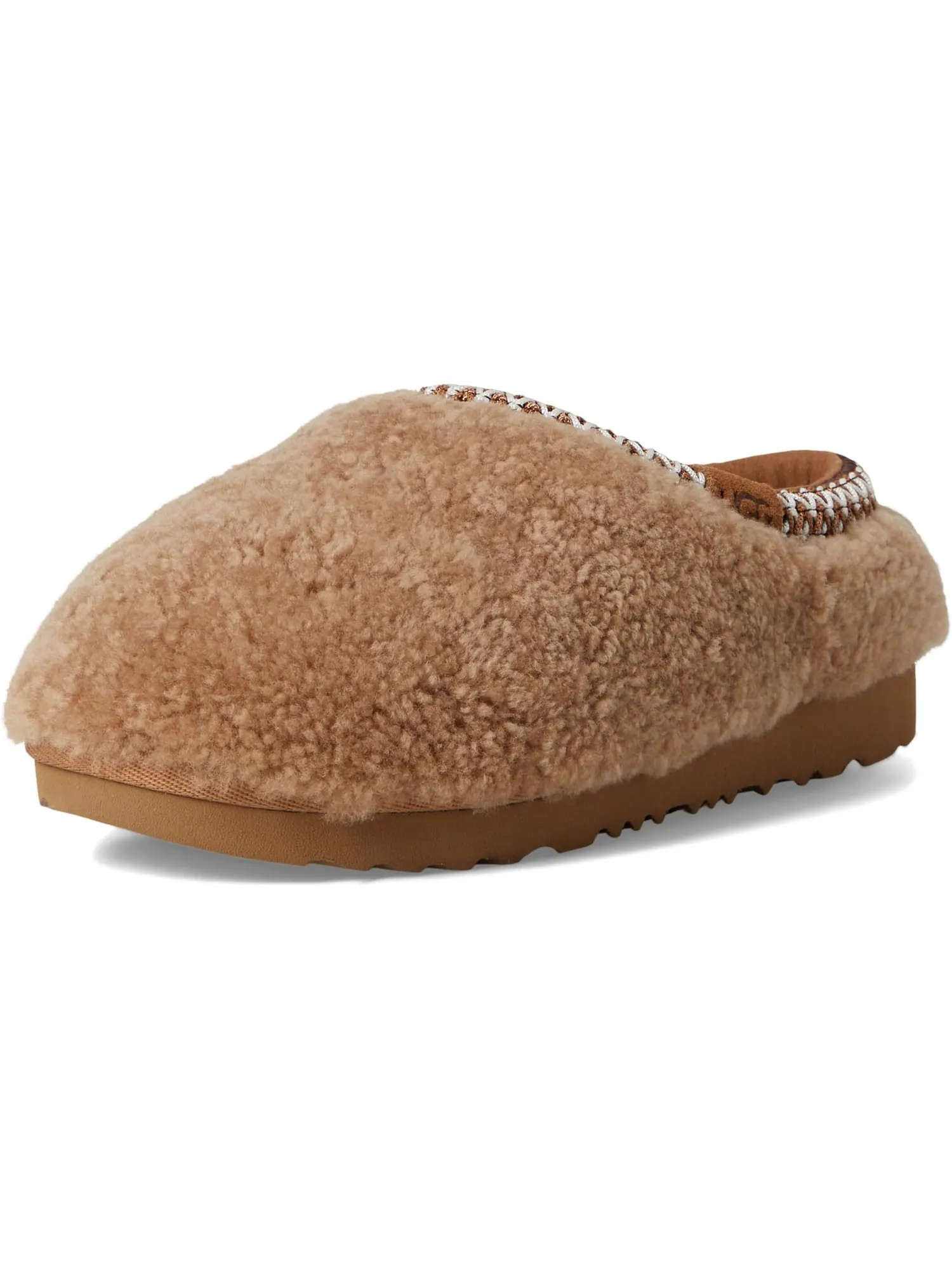 Тапочки UGG Kids Tasman Maxi Curly — изображение 7 из 7, орех