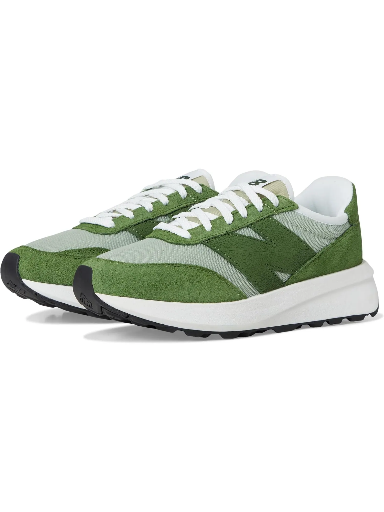 Кроссовки New Balance Classics Unisex 370 — изображение 1 из 7, темный зеленый