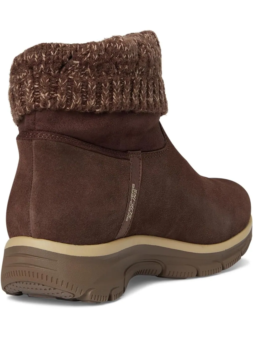 Ботинки SKECHERS Women's Easy Going - Cozy Weather 2 Suede Hands Free Slip-ins — изображение 5 из 7, шоколад