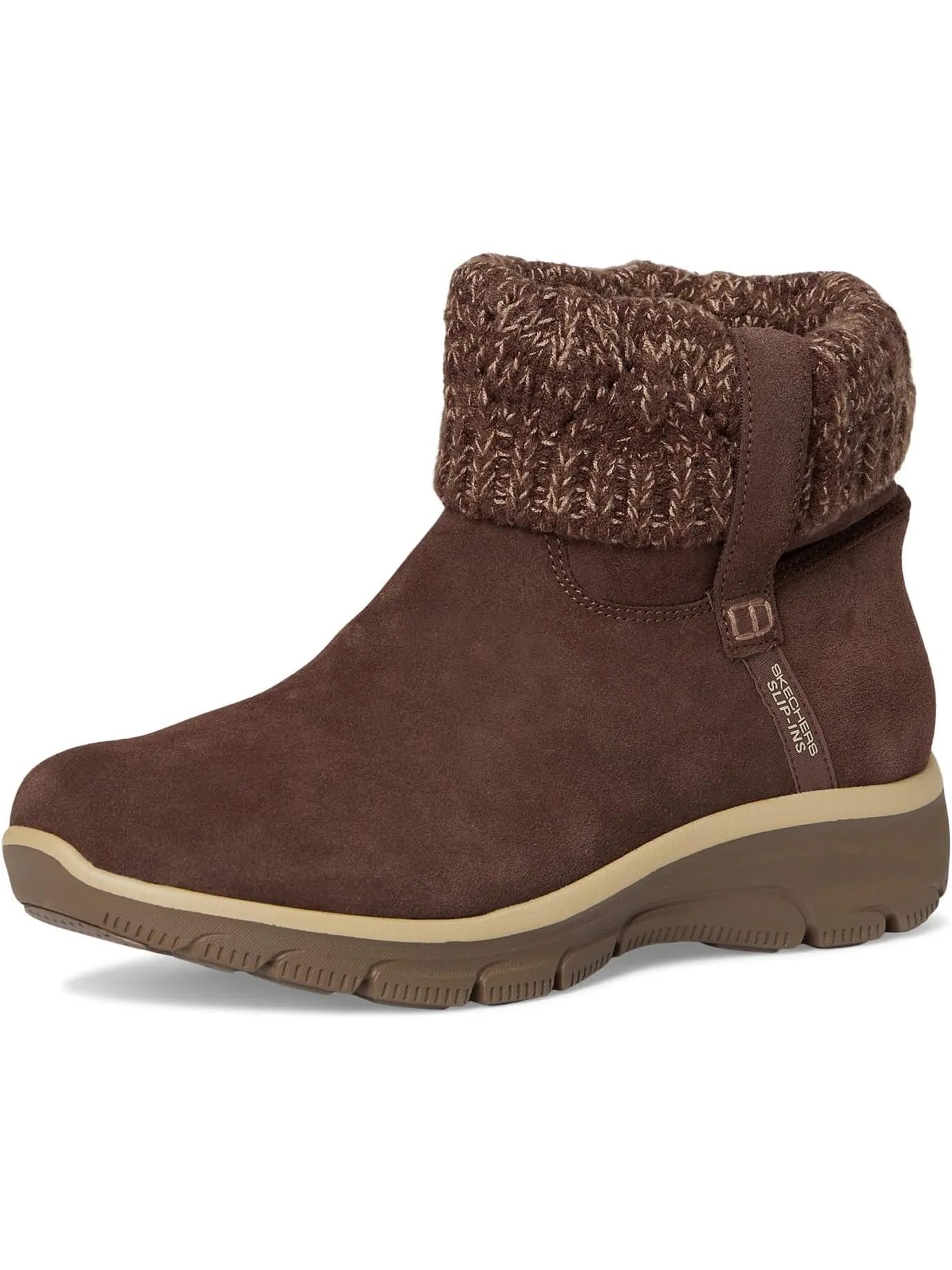 Ботинки SKECHERS Women's Easy Going - Cozy Weather 2 Suede Hands Free Slip-ins — изображение 7 из 7, шоколад