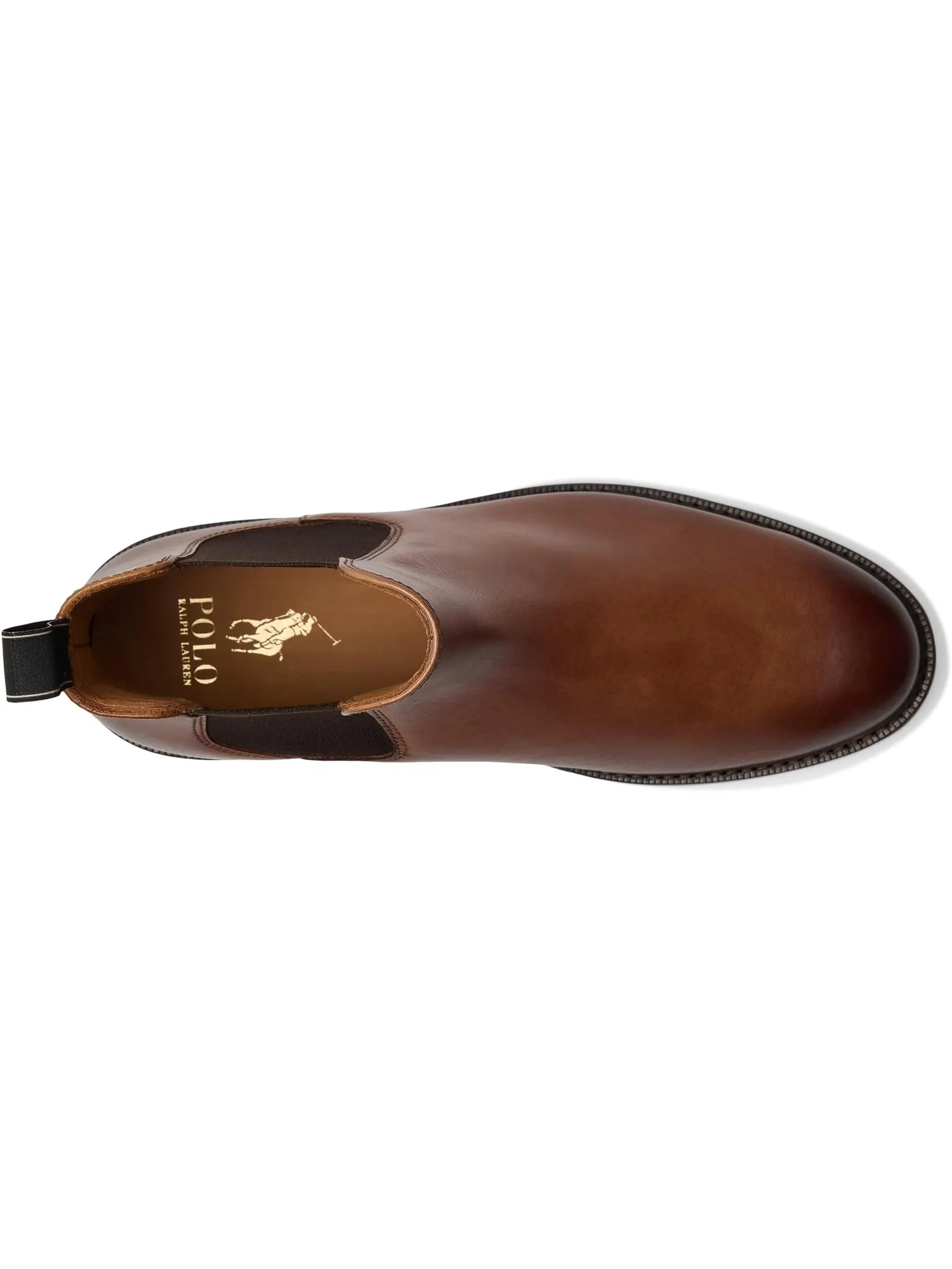Ботинки Polo Ralph Lauren Men's Asher Leather Chelsea Boots — изображение 2 из 7, бежевый