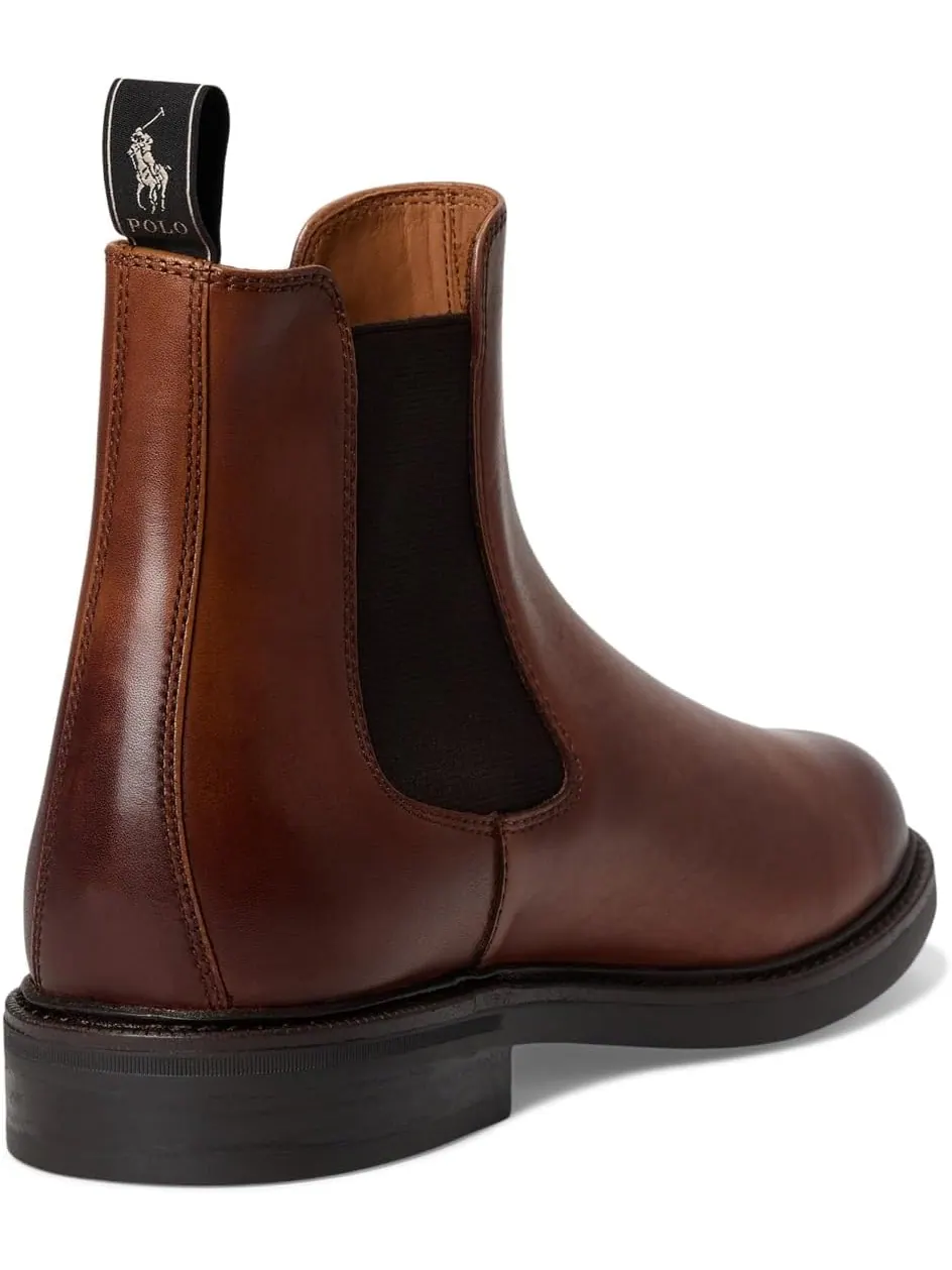 Ботинки Polo Ralph Lauren Men's Asher Leather Chelsea Boots — изображение 5 из 7, бежевый