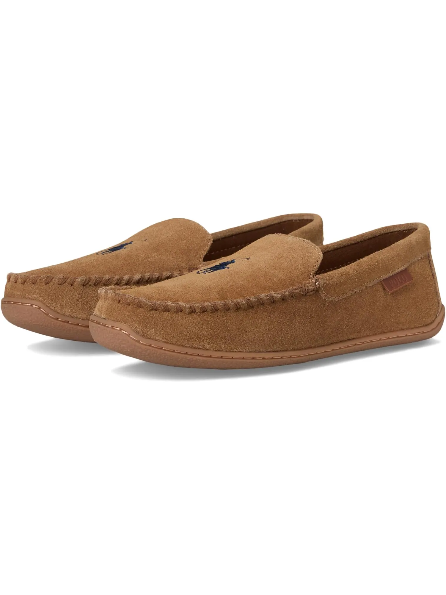 Тапочки Polo Ralph Lauren Men's Brenan Moc Slippers — изображение 1 из 7, кремовый