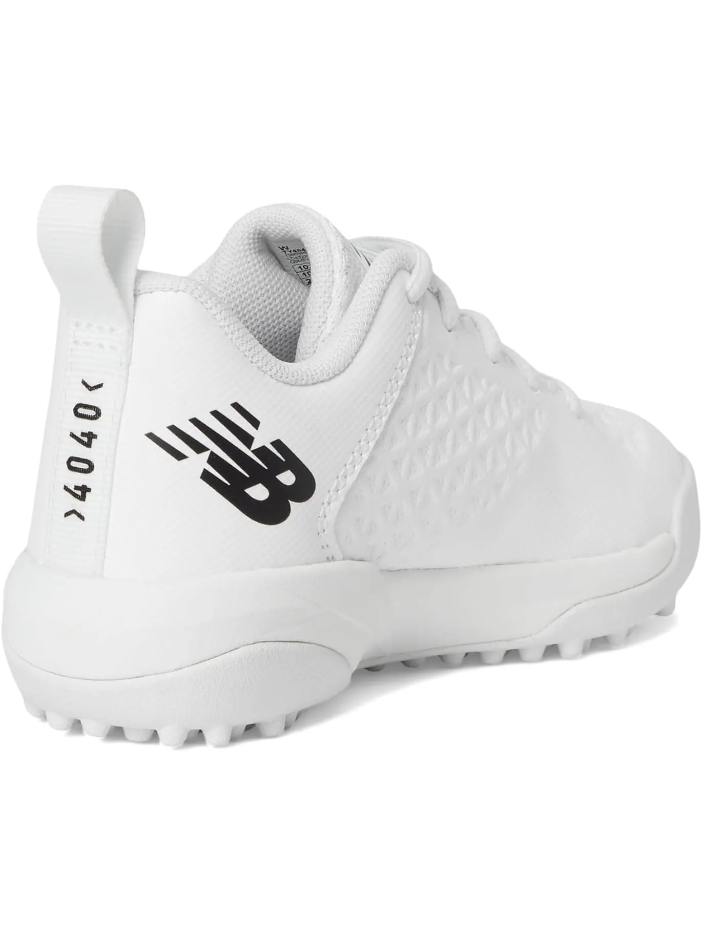 Кроссовки New Balance Kids 4040v8 Youth Turf-Trainer — изображение 5 из 7, белый/белый