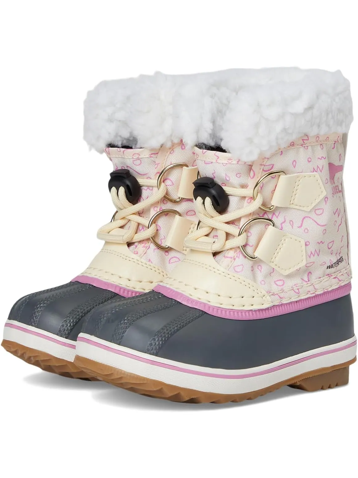 Ботинки SOREL Kids  Yoot Pac Nylon Waterproof — белый