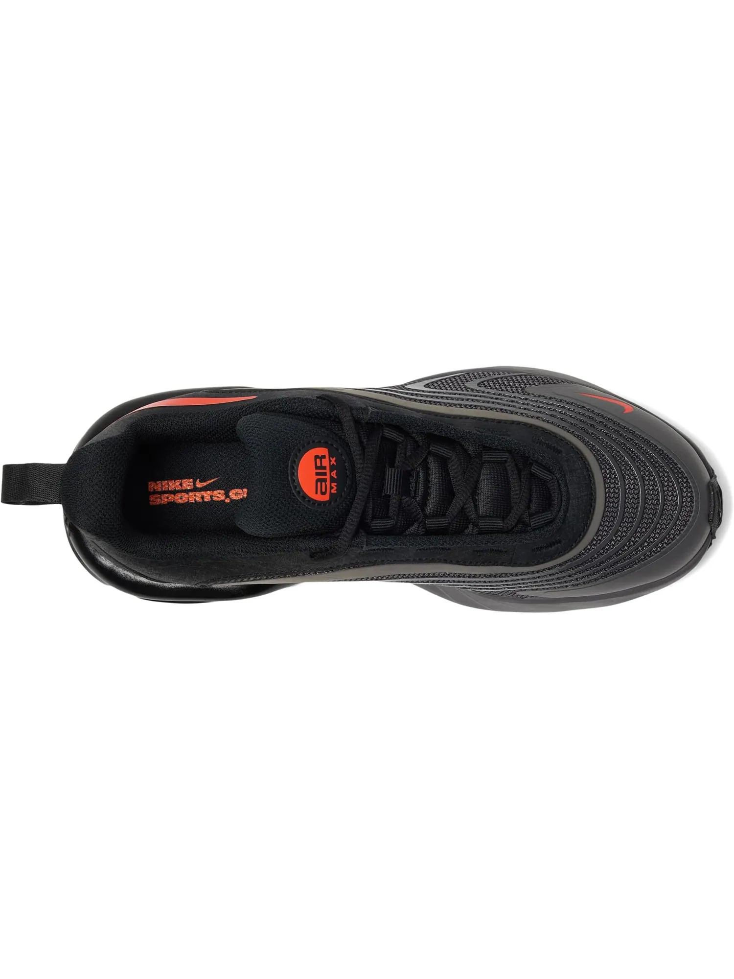 Кроссовки Nike Kids Air Max Fire — изображение 2 из 7, оранжевый/черный