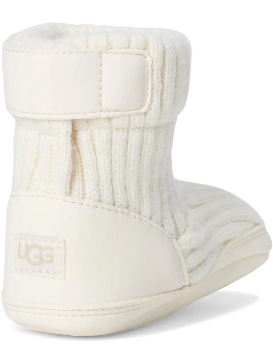 Тапочки UGG Kids Skylar And UGG Beanie — изображение 5 из 7, бежевый