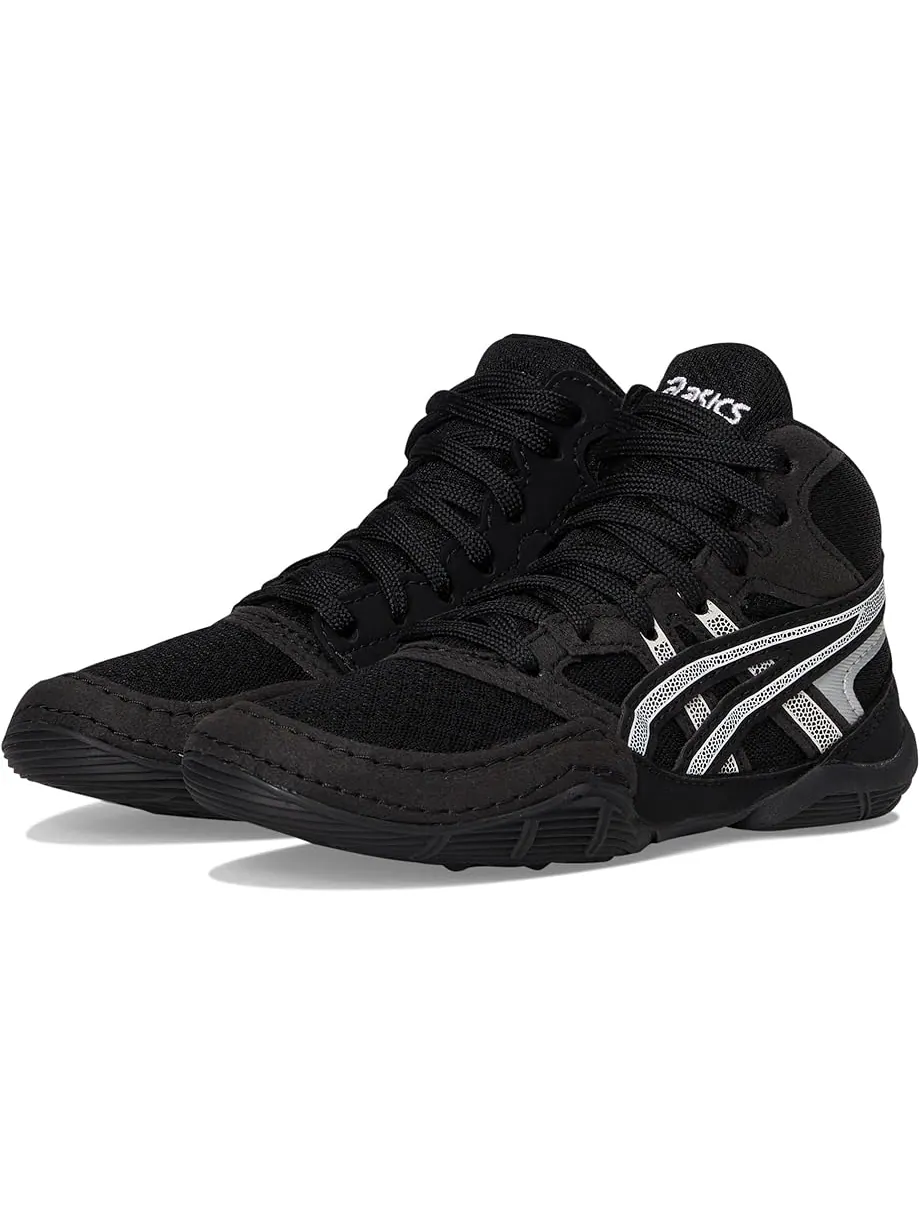 Детские кроссовки Asics Snapdown 4 GS (Toddler/Little Kid/Big Kid) ASICS Kids — изображение 1 из 7, черный/белый