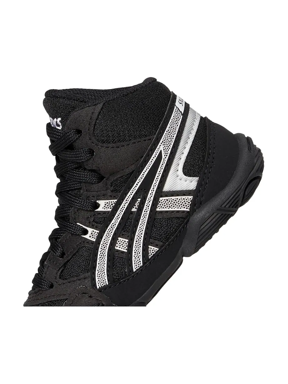 Детские кроссовки Asics Snapdown 4 GS (Toddler/Little Kid/Big Kid) ASICS Kids — изображение 6 из 7, черный/белый