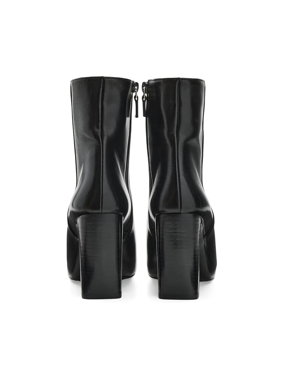 Женские ботильоны Stuart Weitzman Babette Platform Zip — изображение 7 из 7, черный