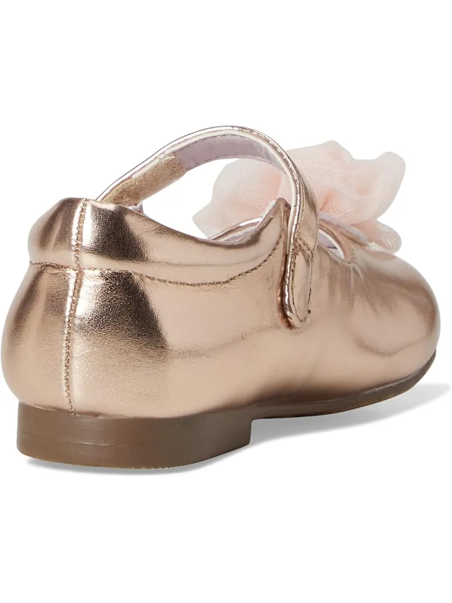 Детские балетки Nina Kids Bluee (Toddler/Little Kid) — изображение 5 из 7, розовый золотистый