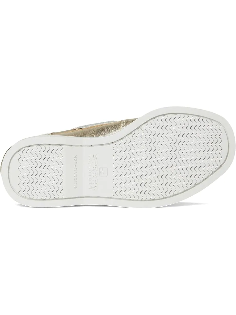 Детские лодочники Sperry Authentic Original (Little Kid/Big Kid) Sperry Kids — изображение 3 из 7, металлик золотистый