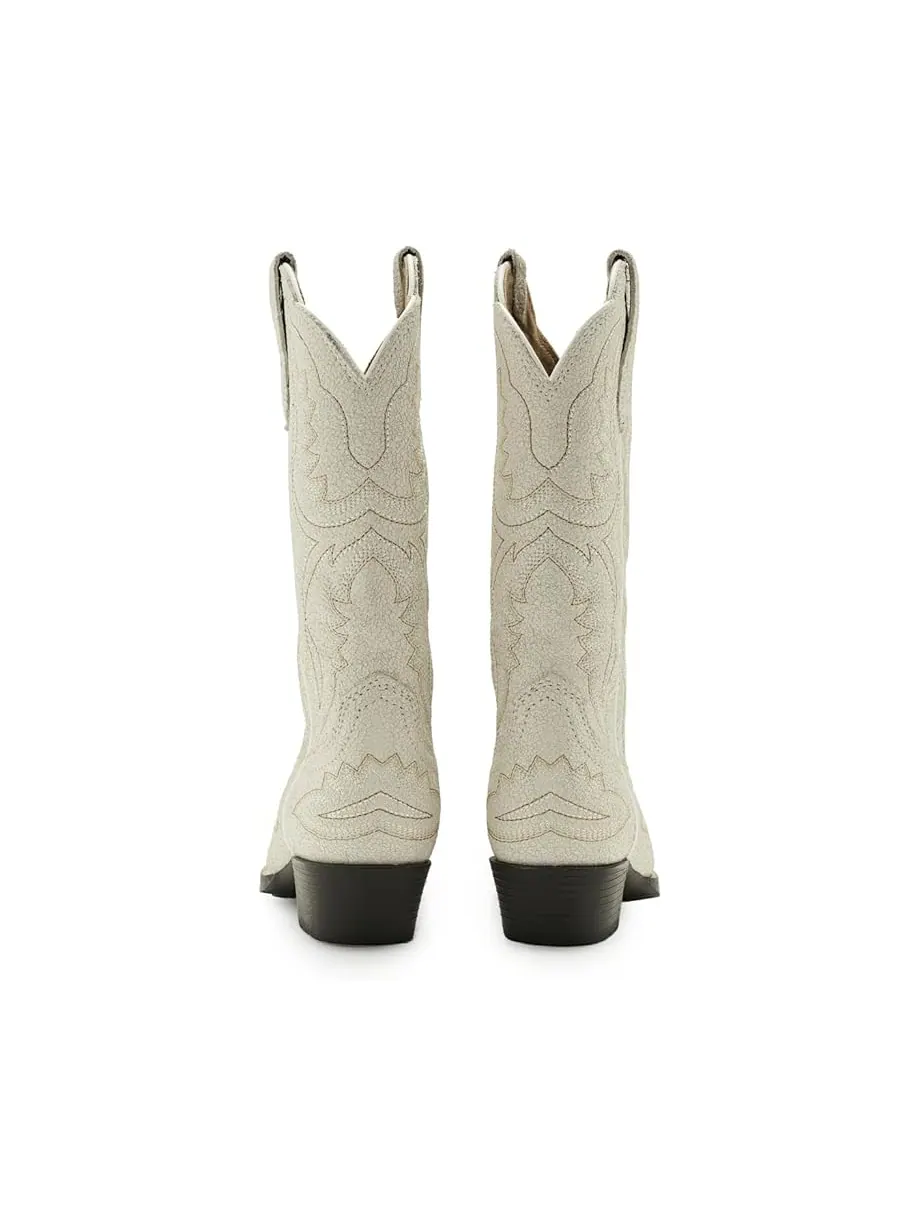 Детские ковбойские ботинки Ariat Youth Casanova (little kid/big kid) Ariat Kids — изображение 7 из 7, слоновая кость