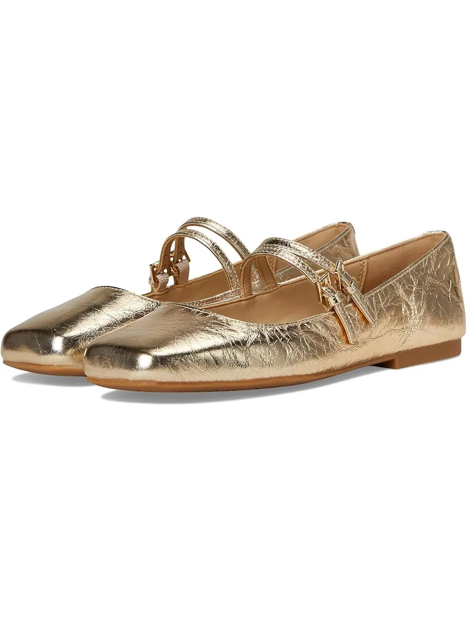 Женские балетки MICHAEL Michael Kors Matilda Flex — изображение 1 из 7, бледный золотистый